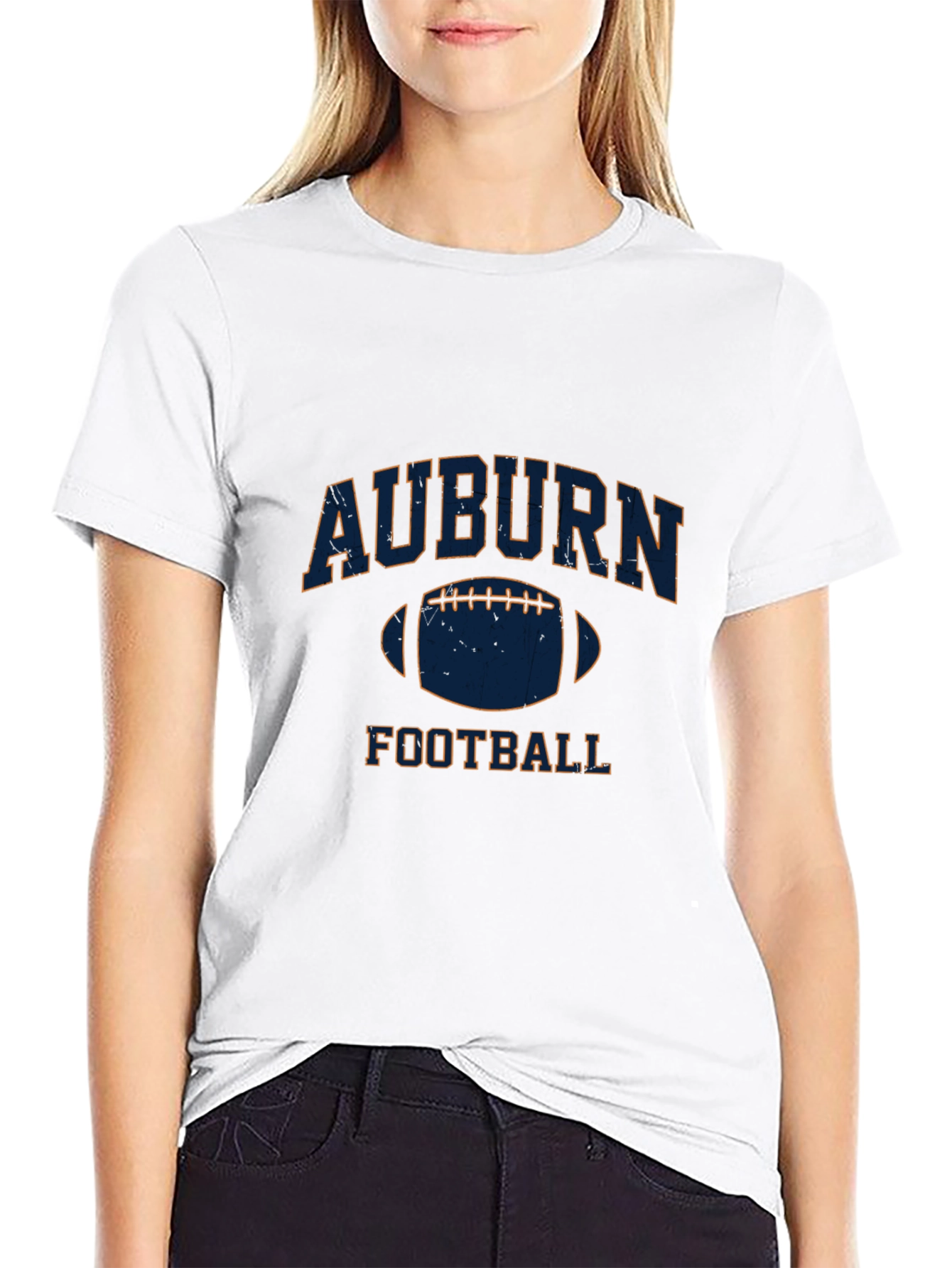 Auburn Football T-Shirt - Black