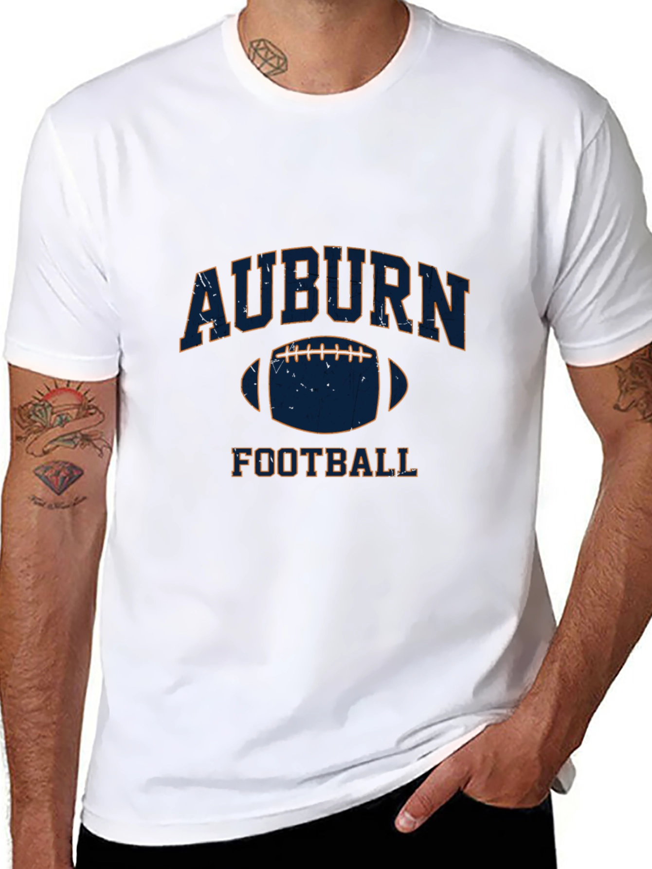 Auburn Football T-Shirt - Black