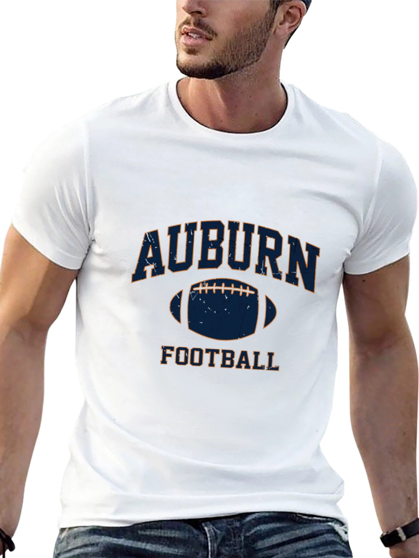Auburn Football T-Shirt - Black