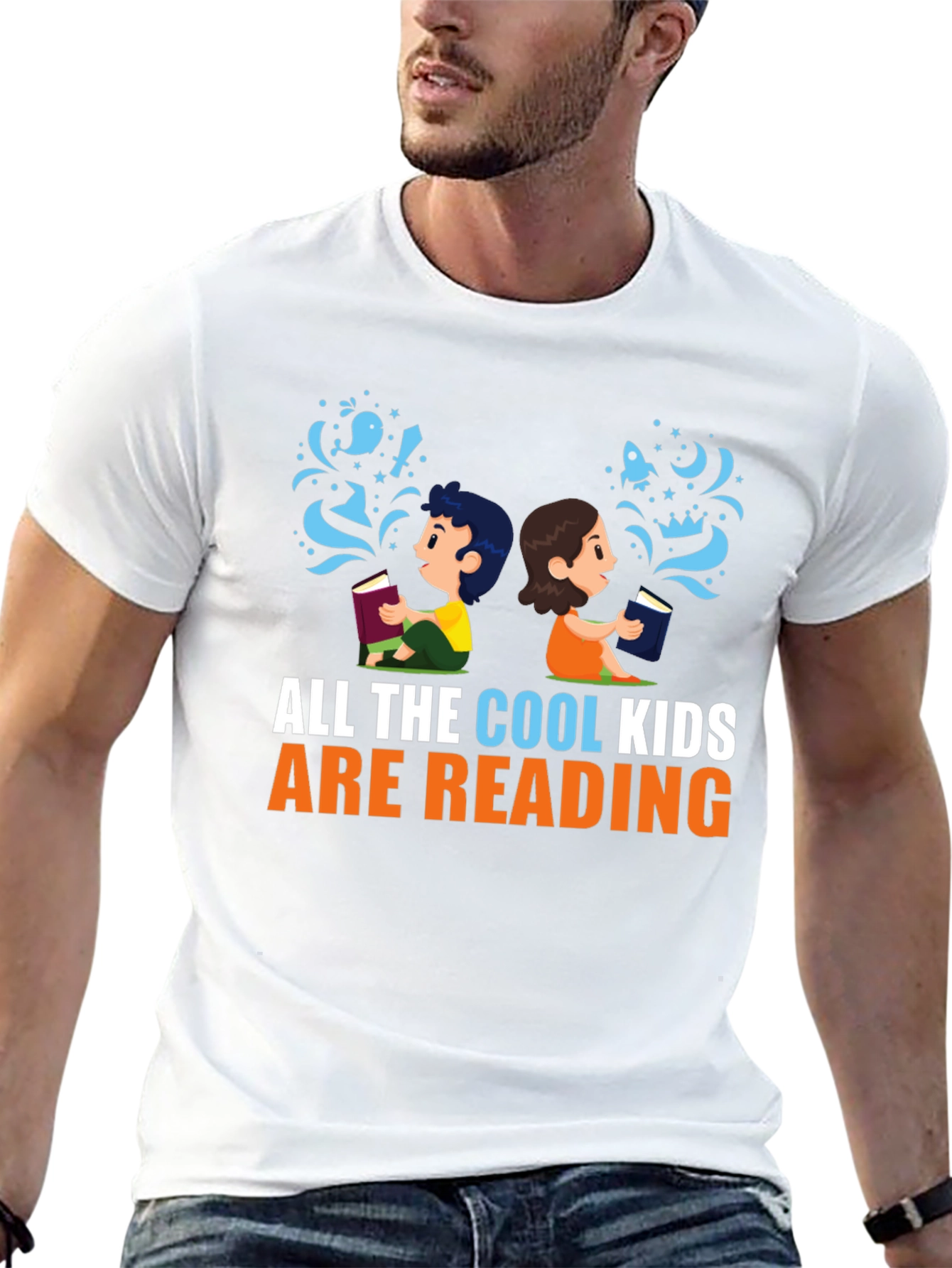 Cool Kids Reading T-Shirt