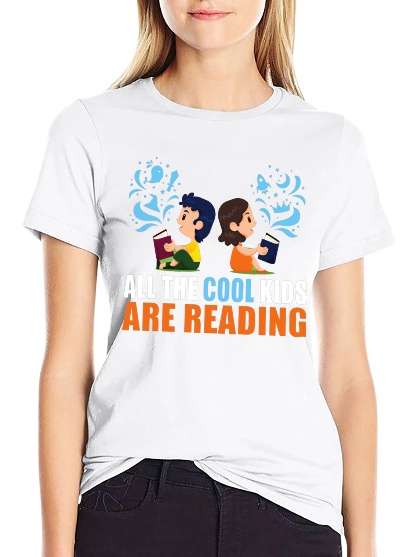 Cool Kids Reading T-Shirt