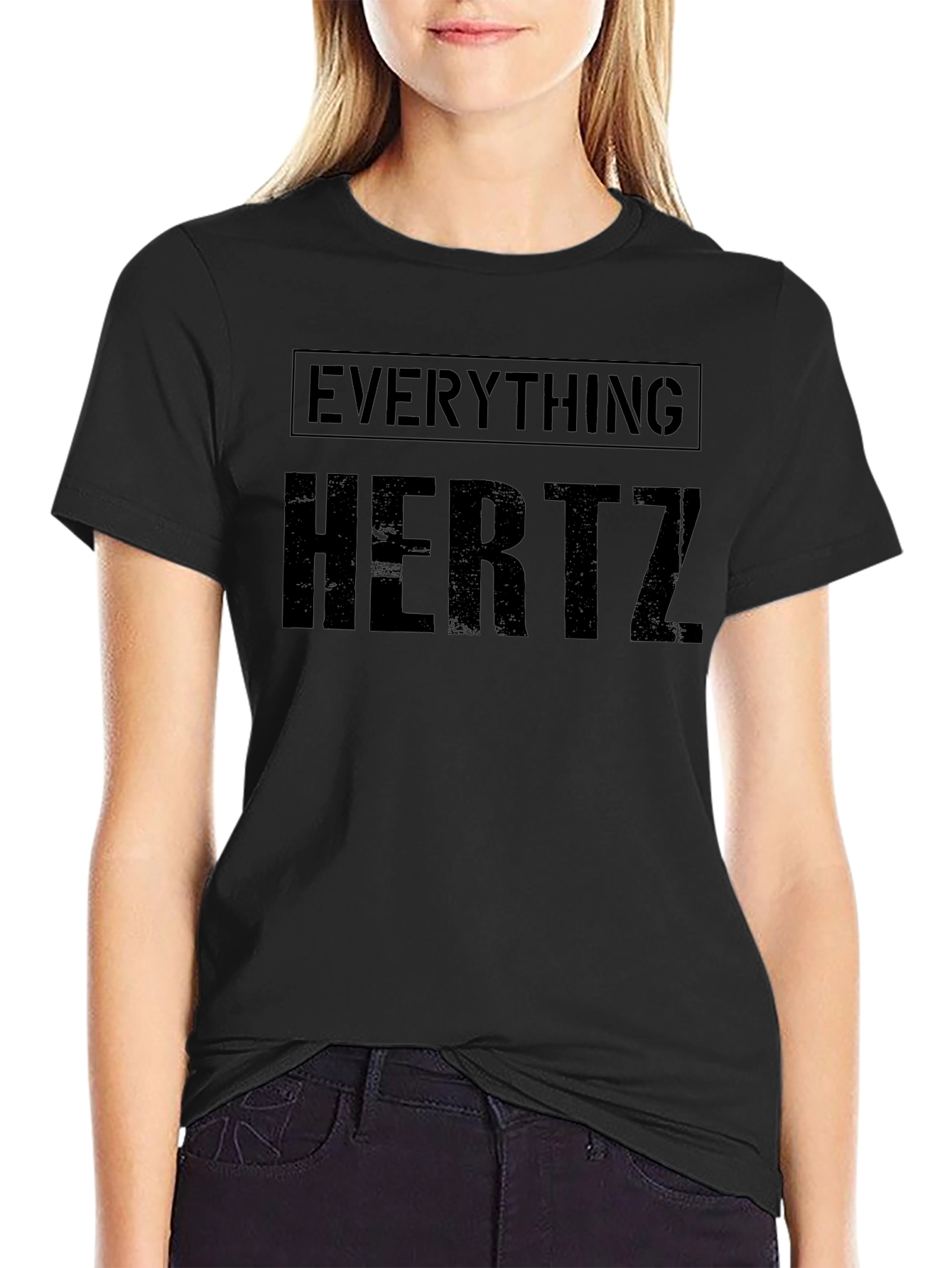 Everything Hertz Black T-Shirt