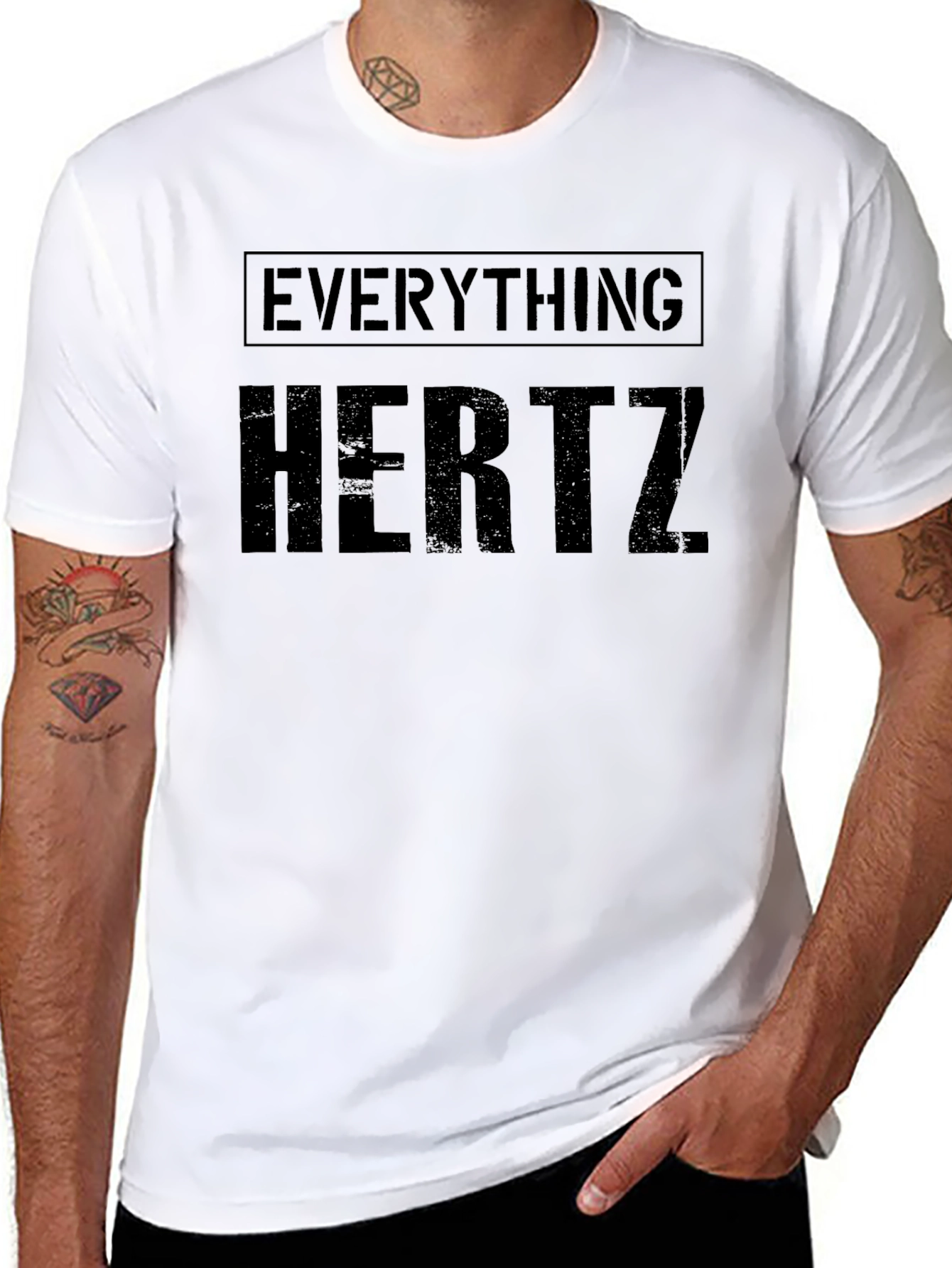 Everything Hertz Black T-Shirt