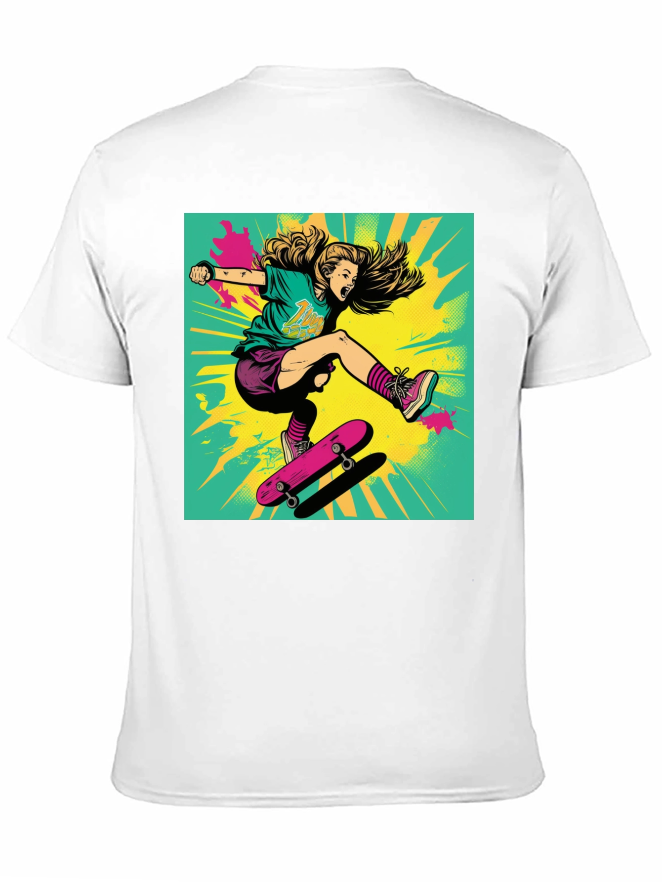 Rad Skater Graphic Tee - Black