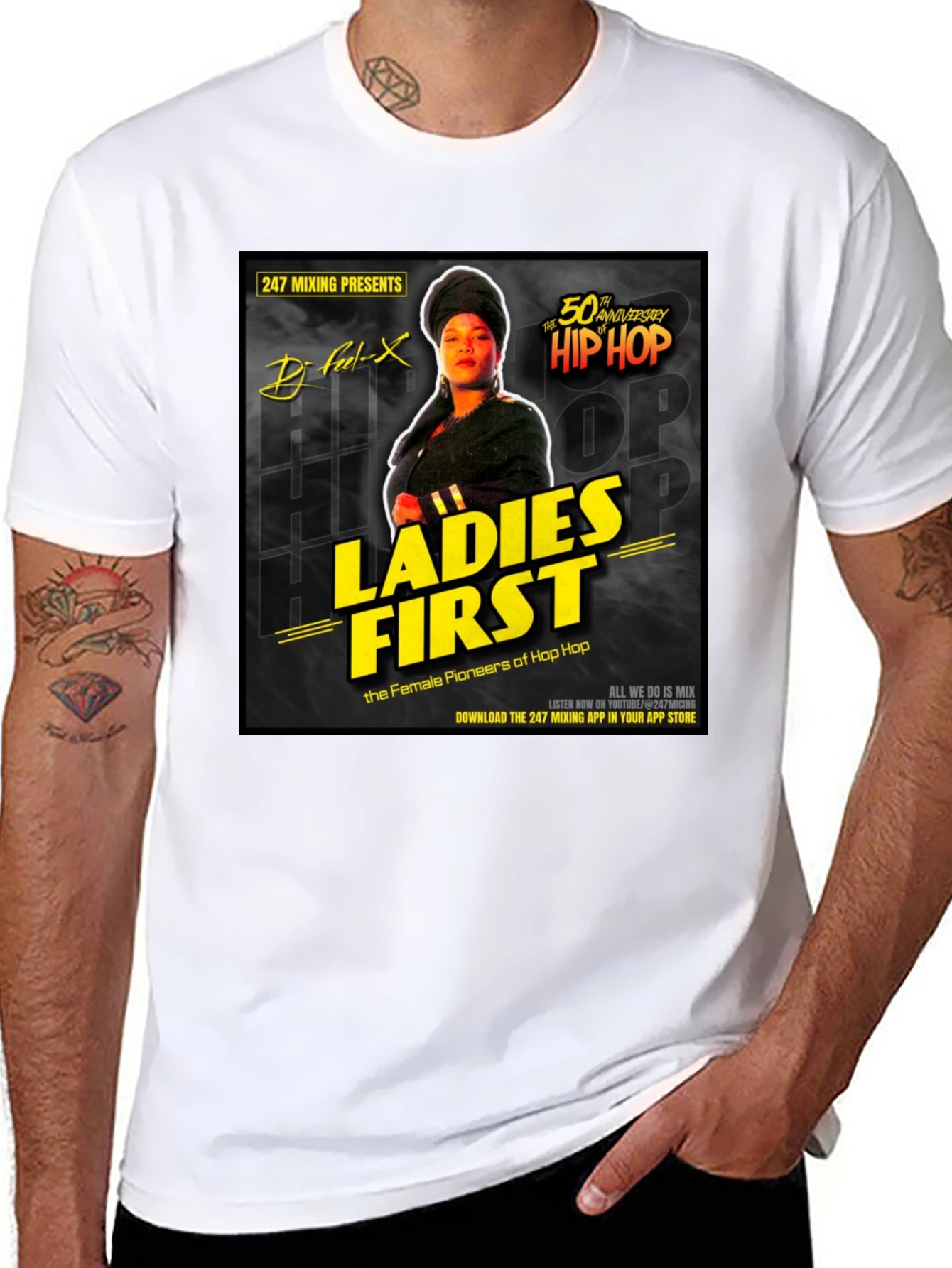 Ladies First Hip Hop 50th Anniversary T-Shirt