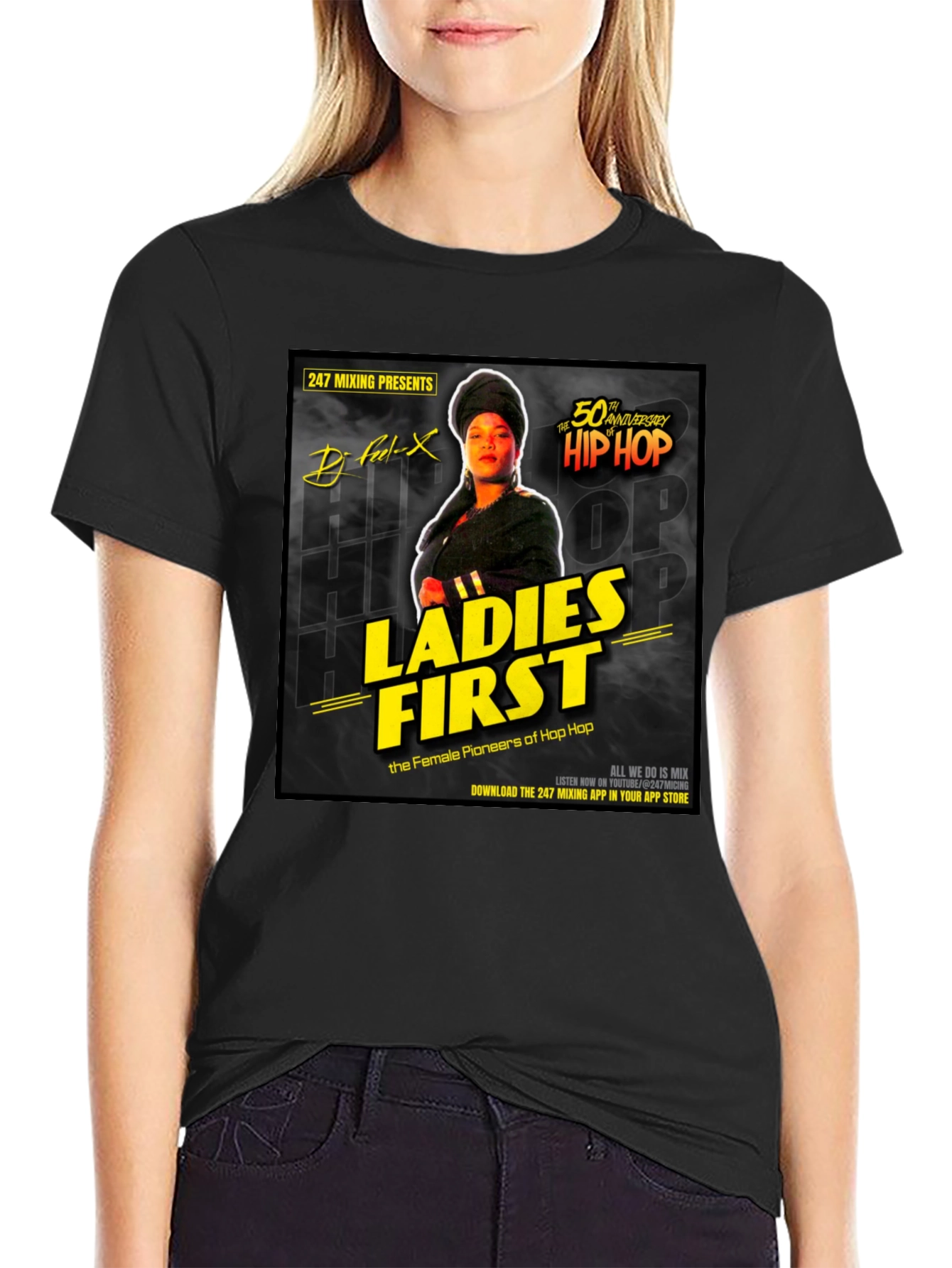 Ladies First Hip Hop 50th Anniversary T-Shirt