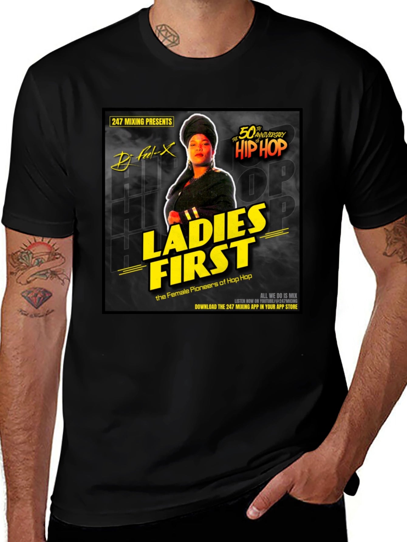 Ladies First Hip Hop 50th Anniversary T-Shirt