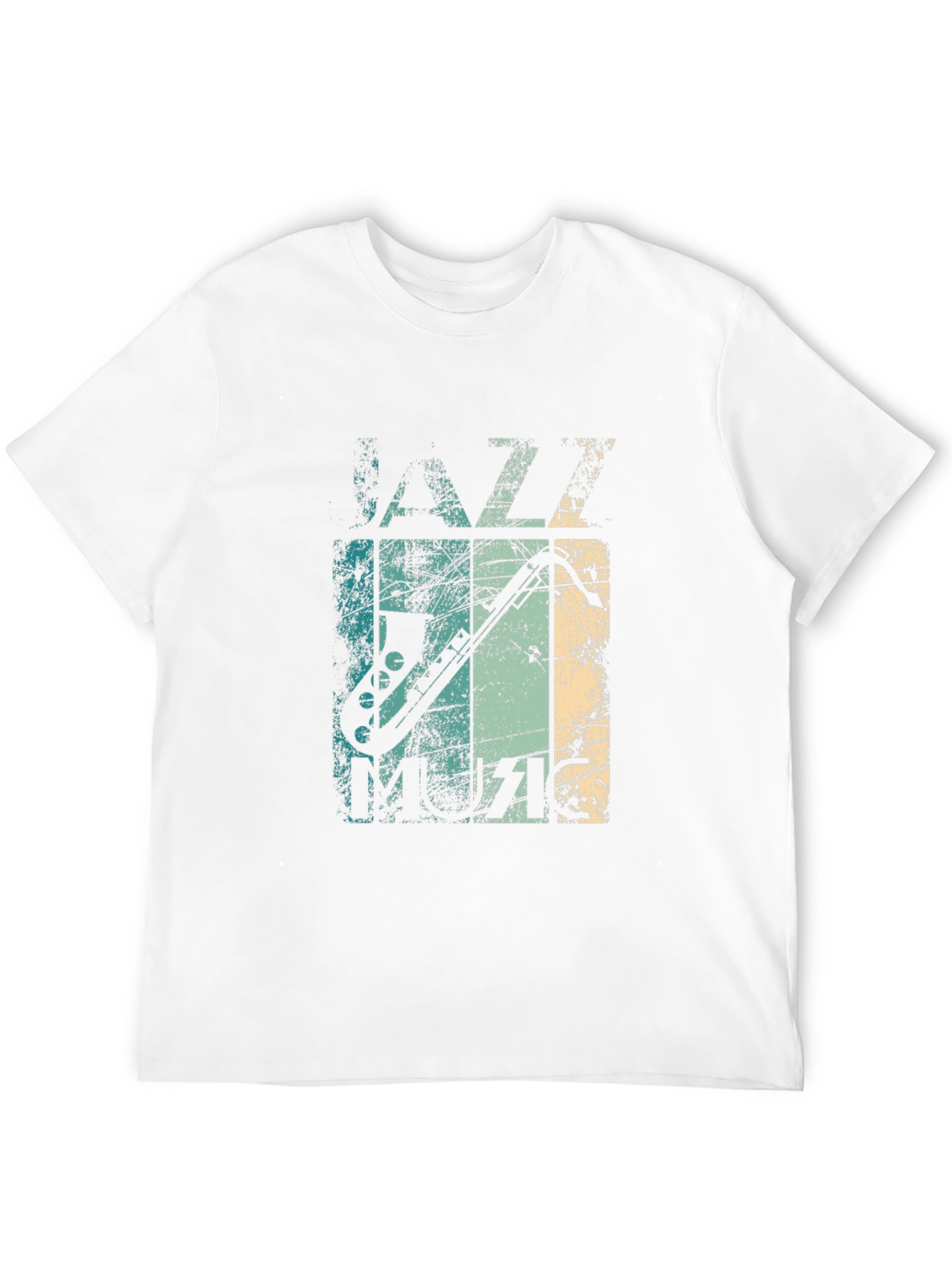 Jazz Music Graphic Tee - Mens Black T-Shirt