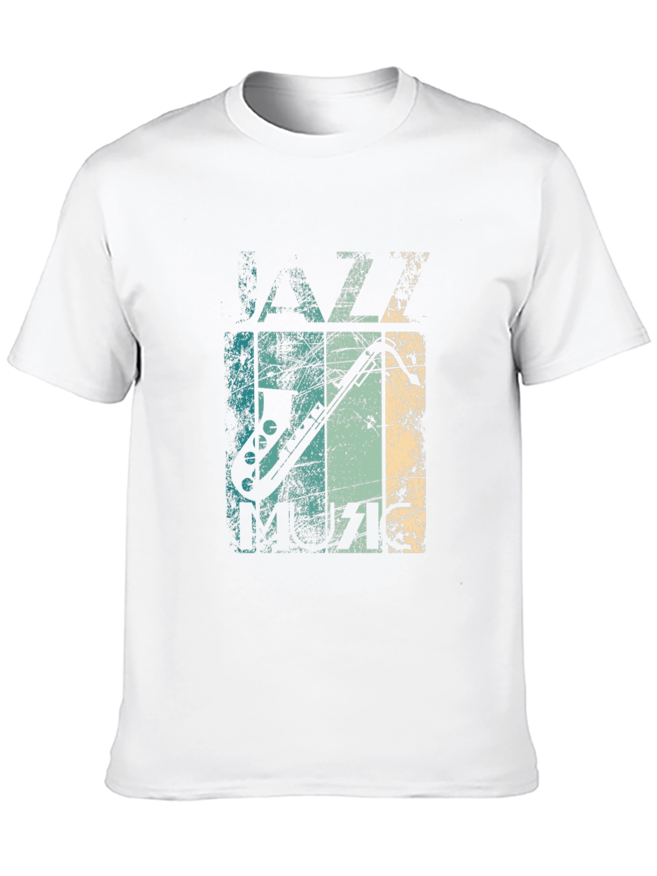 Jazz Music Graphic Tee - Mens Black T-Shirt