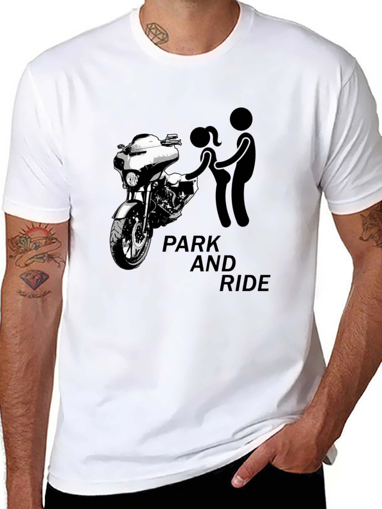 Park and Ride Motorcycle T-Shirt