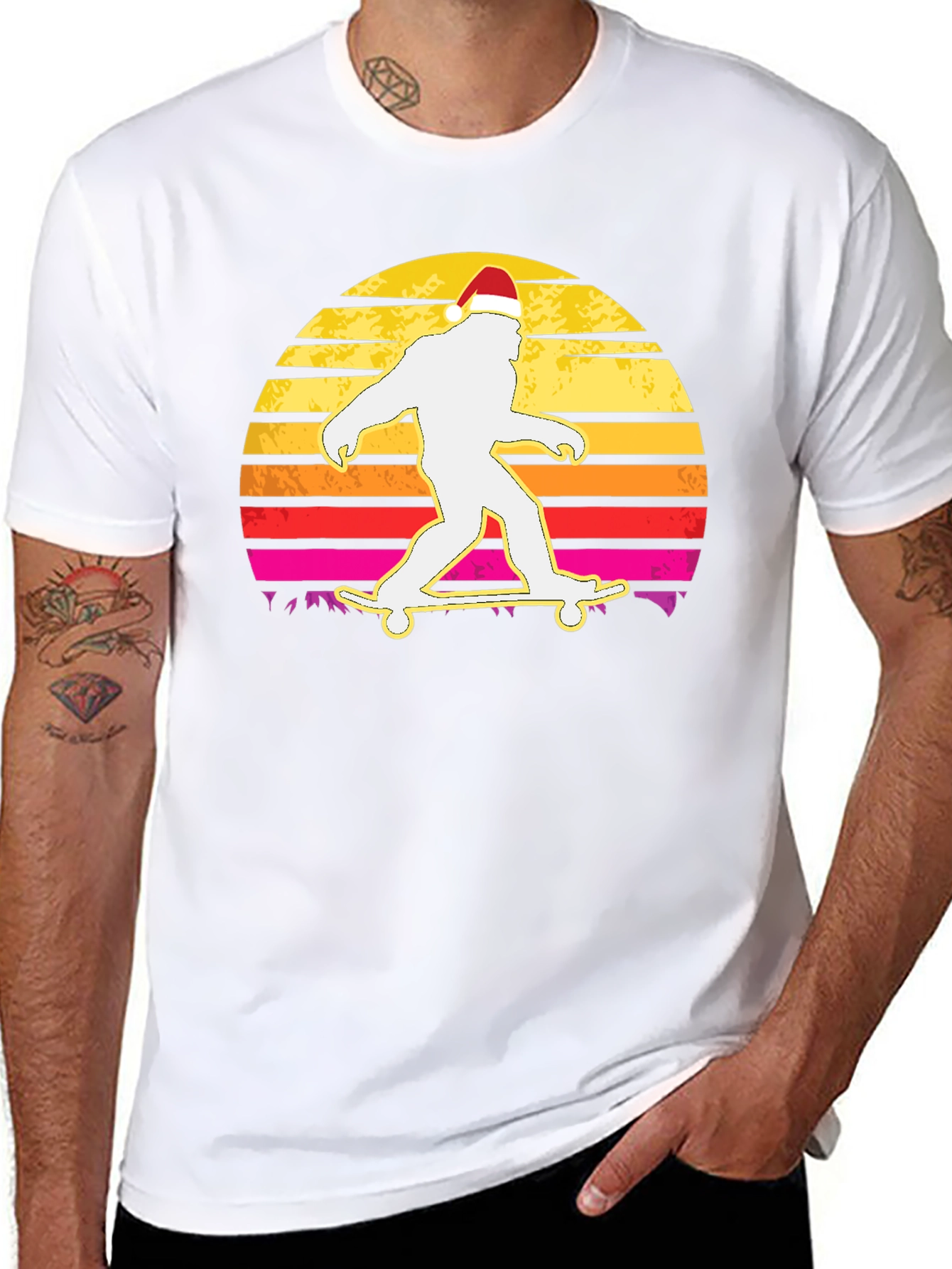 Skateboarding Bigfoot T-Shirt