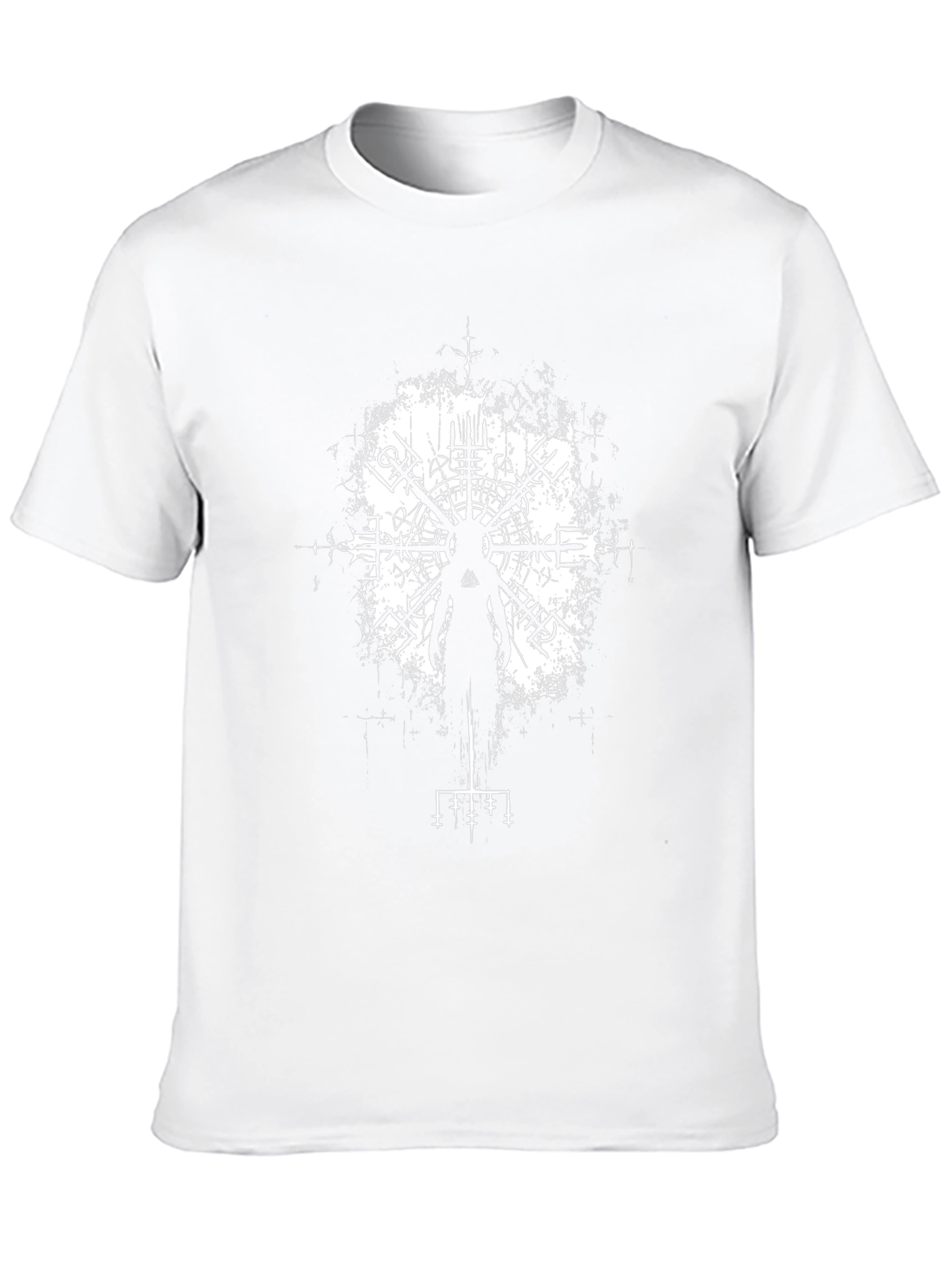 Viking Symbol T-Shirt - Black Graphic Tee