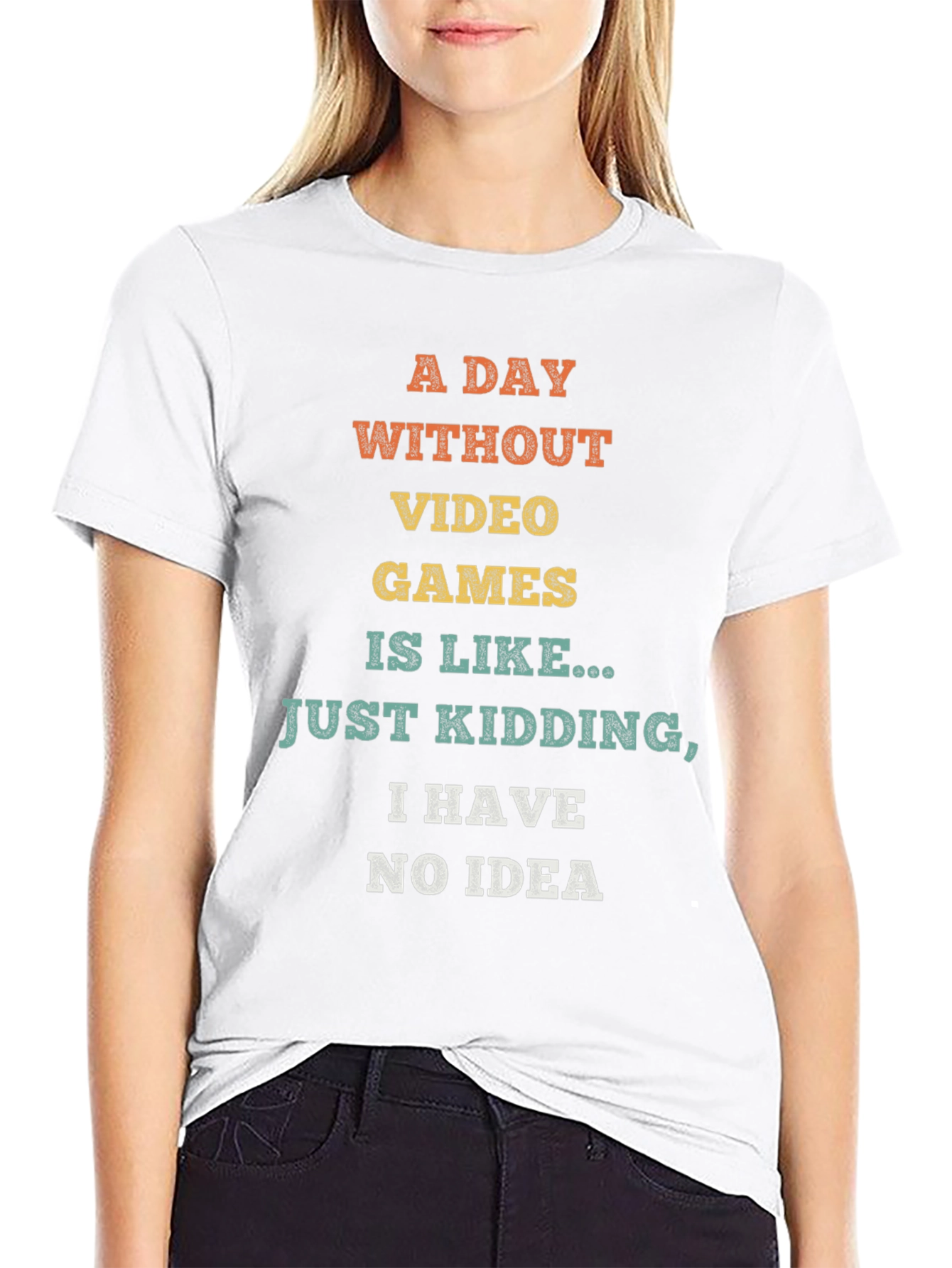 Funny Video Game T-Shirt - No Idea