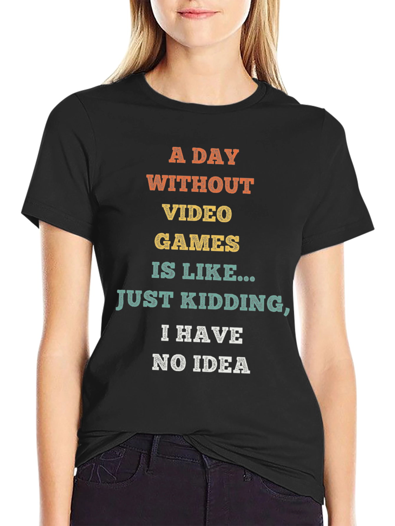 Funny Video Game T-Shirt - No Idea