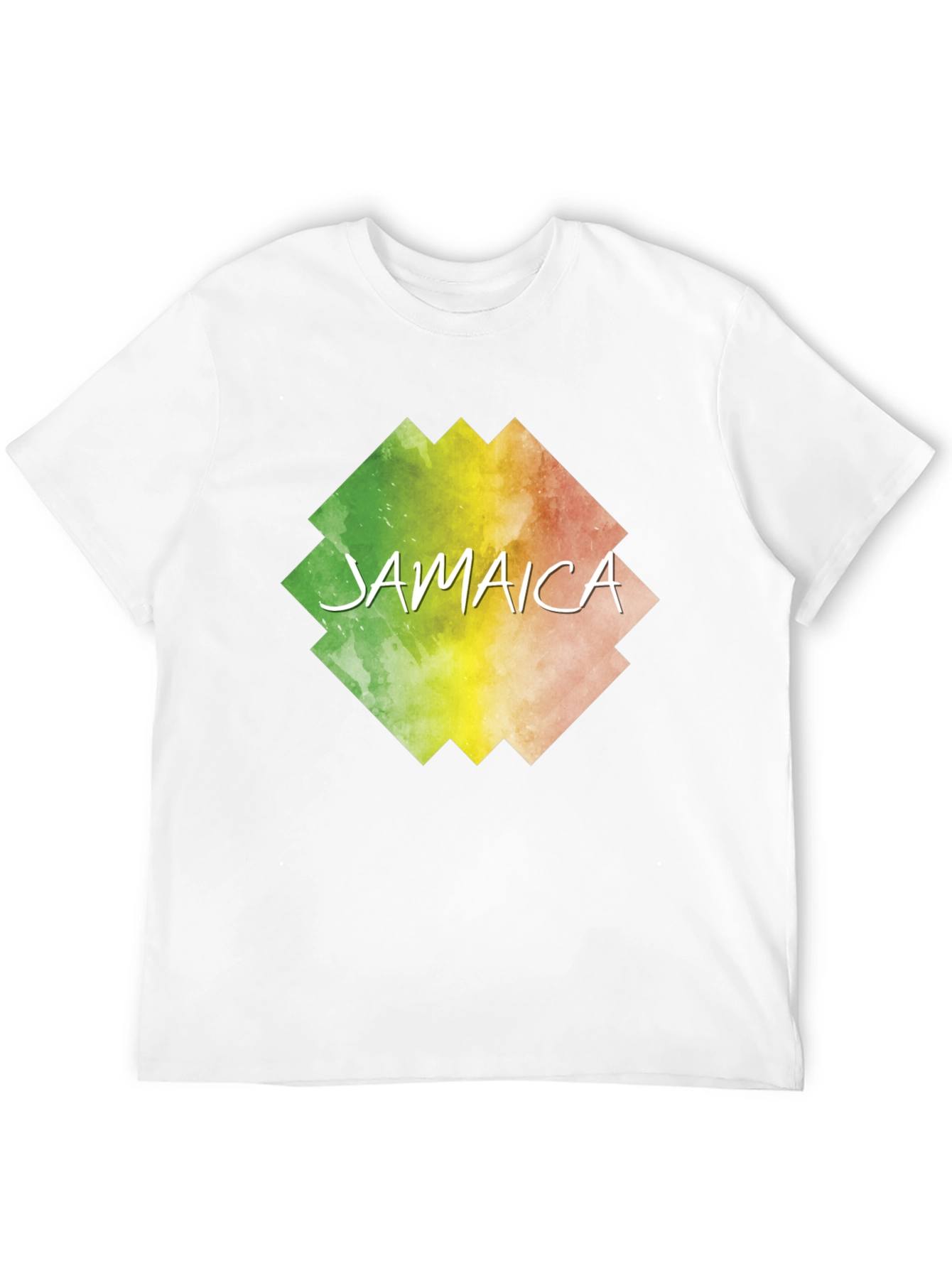 Jamaica Graphic Print Black T-Shirt