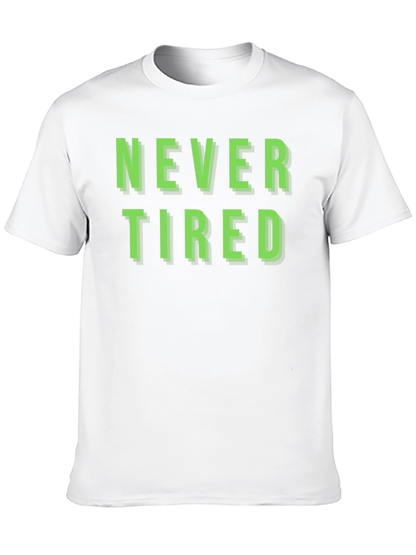 Never Tired Graphic T-Shirt - Black