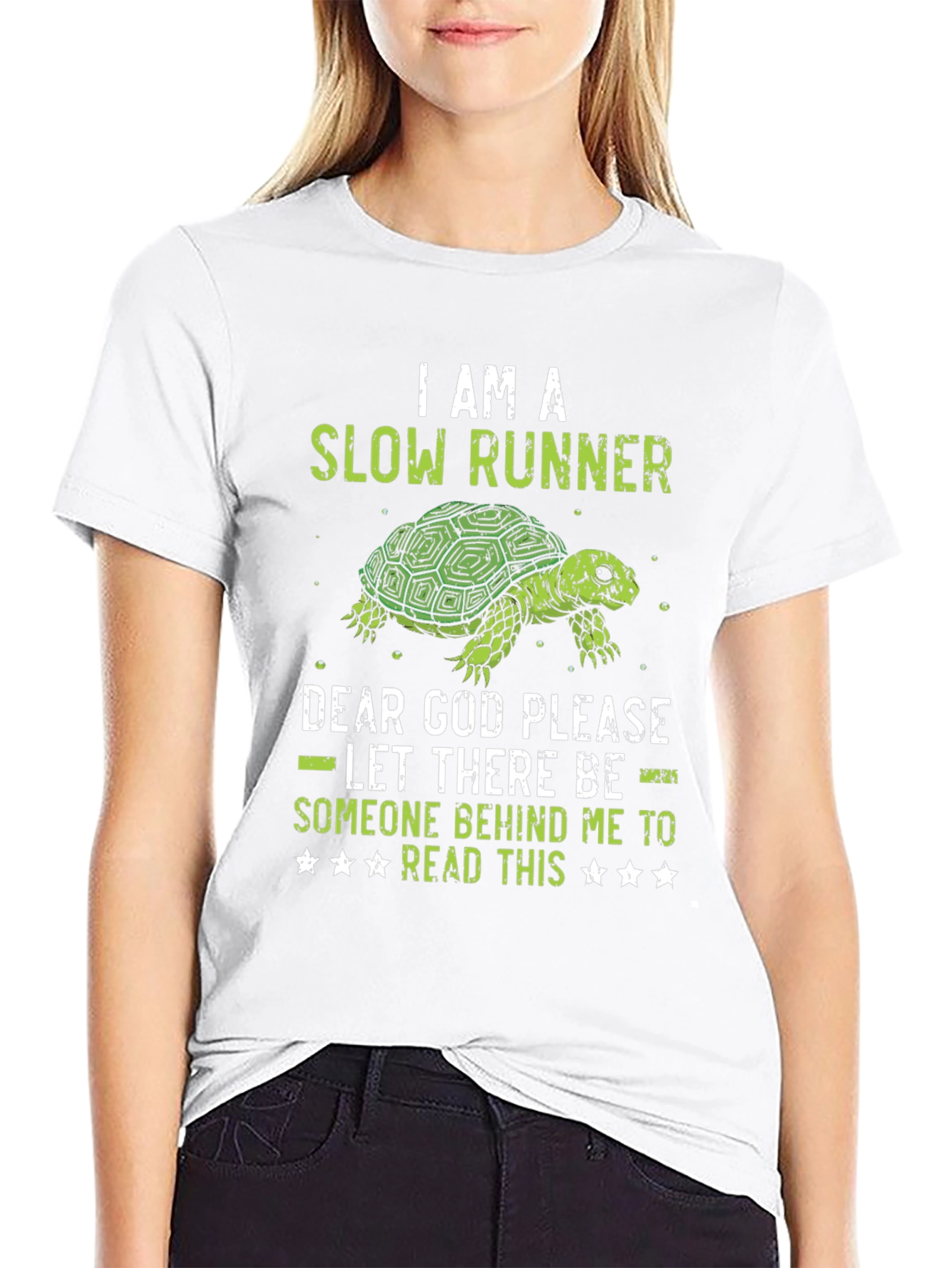 I am a Slow Runner Funny Turtle Graphic T-Shirt