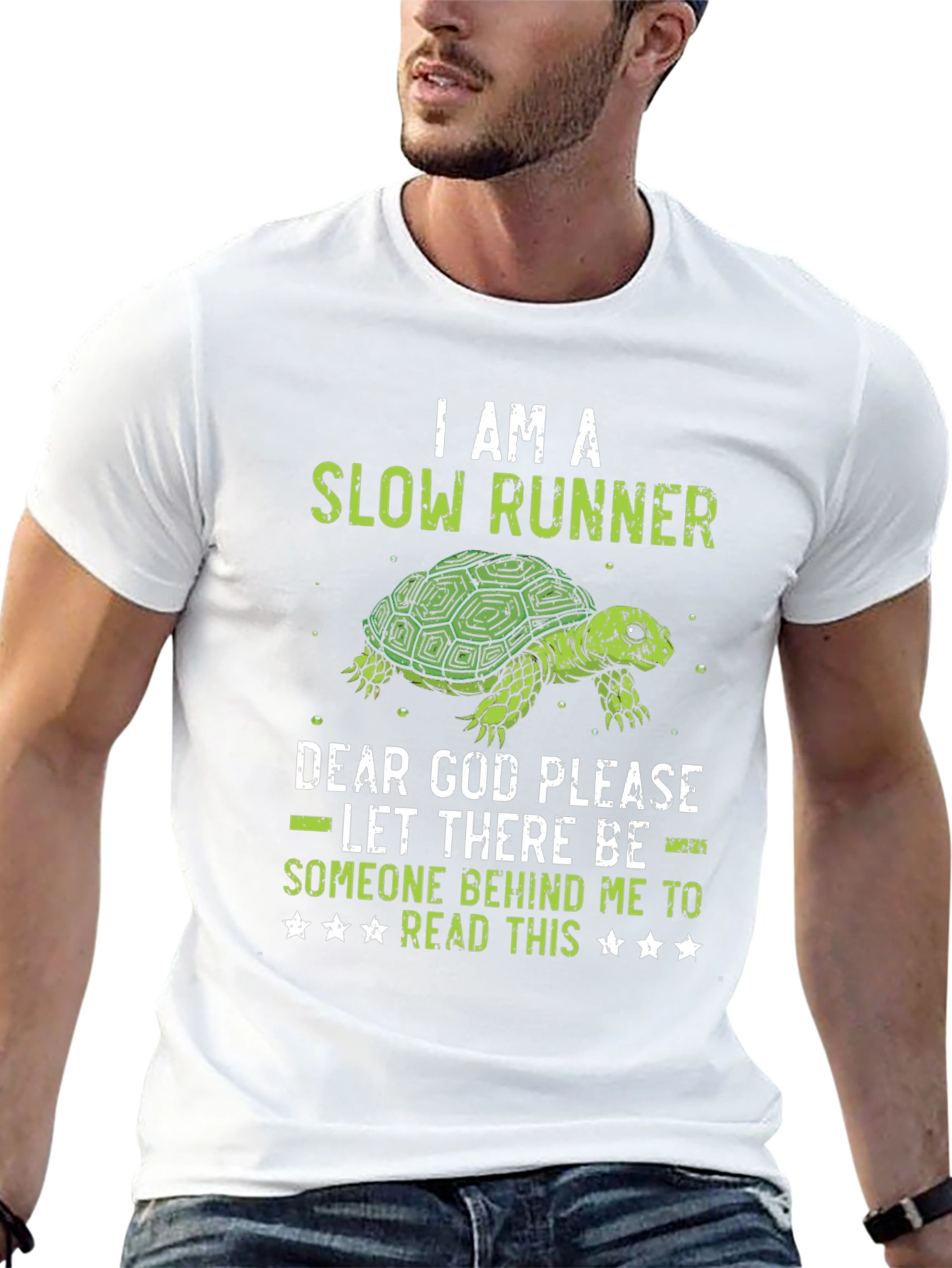 I am a Slow Runner Funny Turtle Graphic T-Shirt