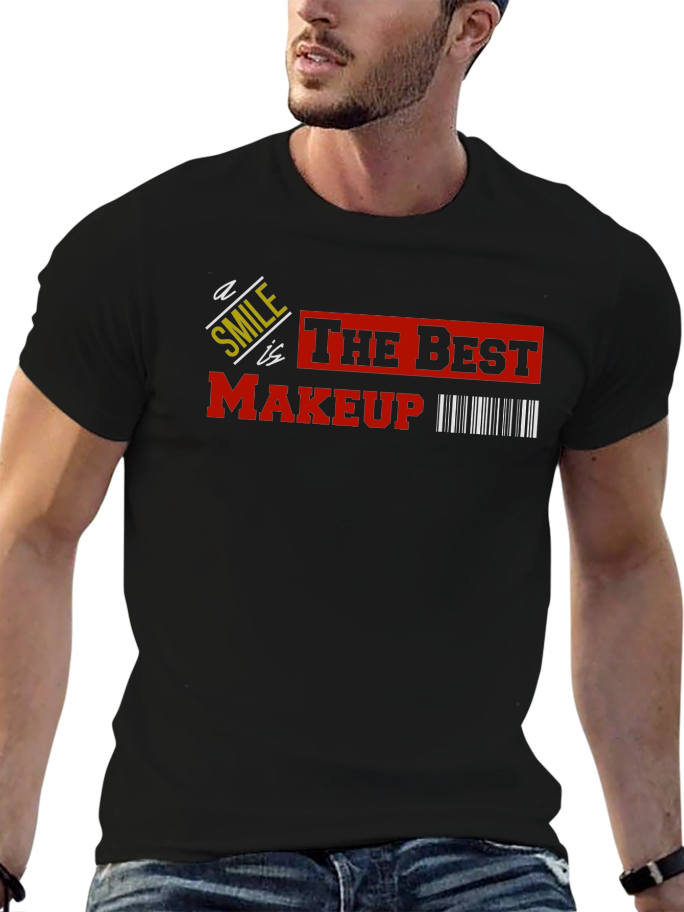 Smile is the Best Makeup T-Shirt