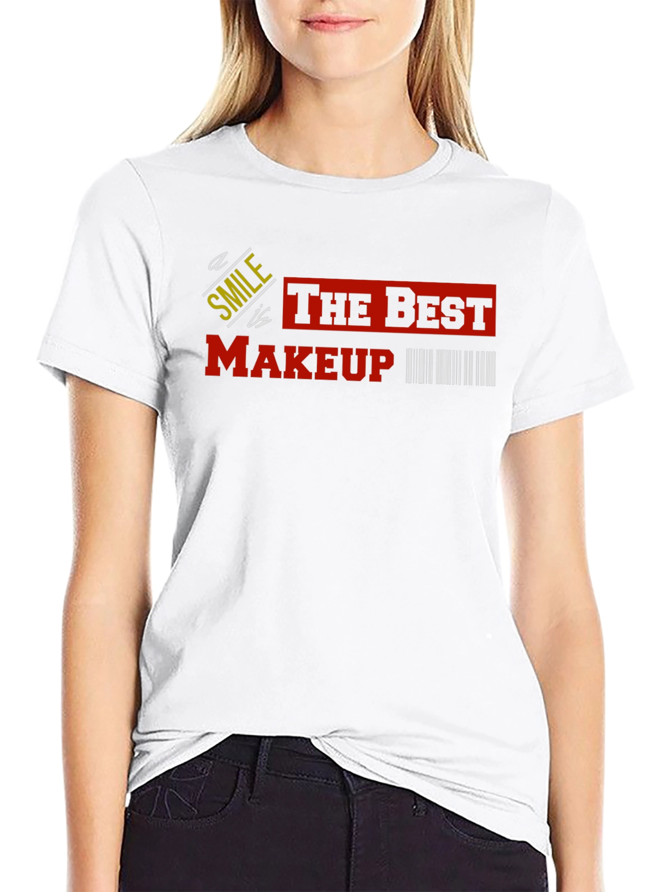 Smile is the Best Makeup T-Shirt