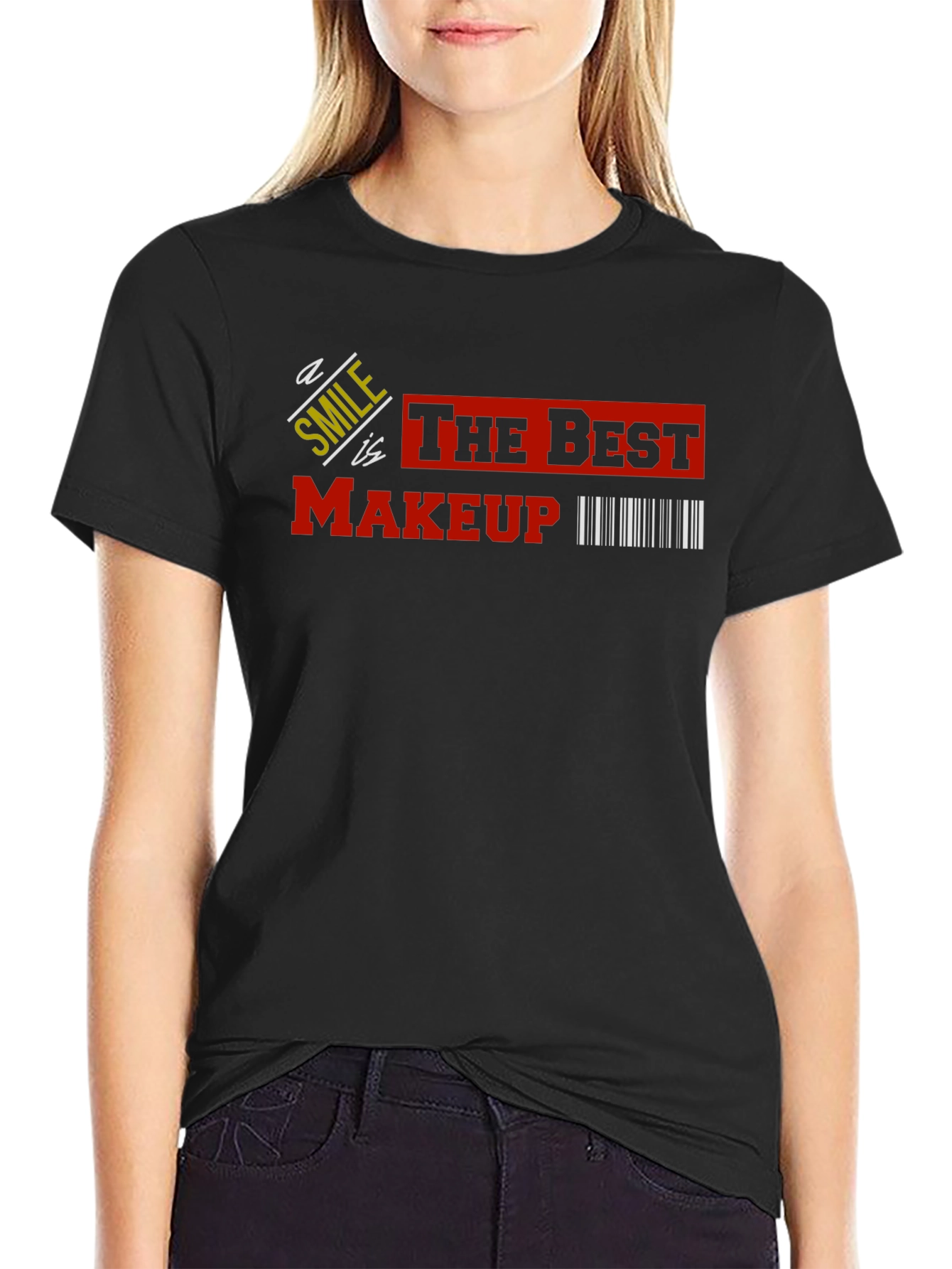 Smile is the Best Makeup T-Shirt
