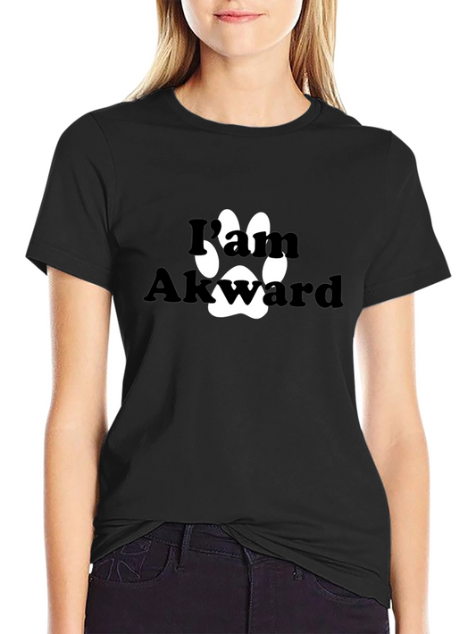 I Paw Akward Graphic T-Shirt