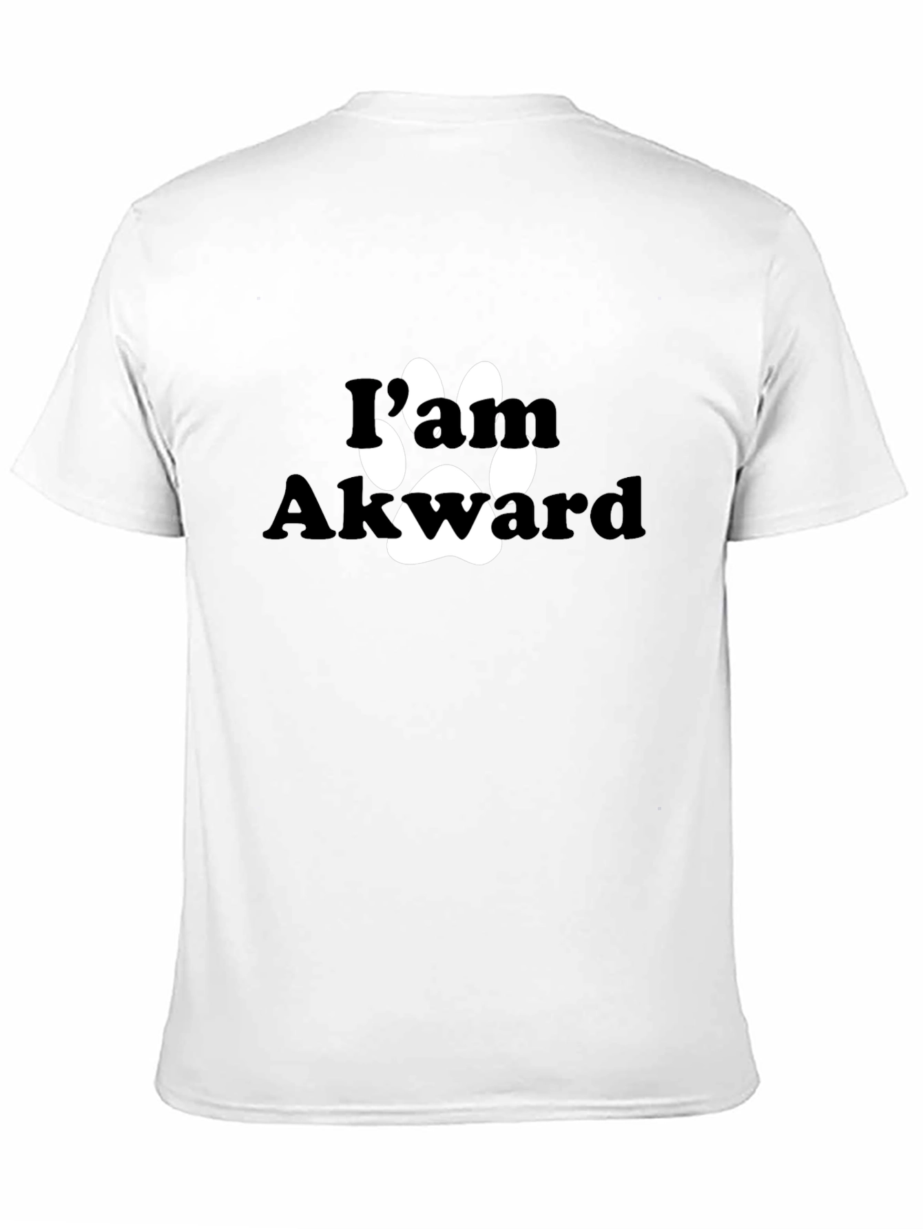 I Paw Akward Graphic T-Shirt