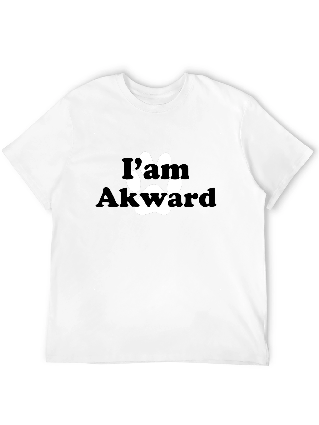 I Paw Akward Graphic T-Shirt