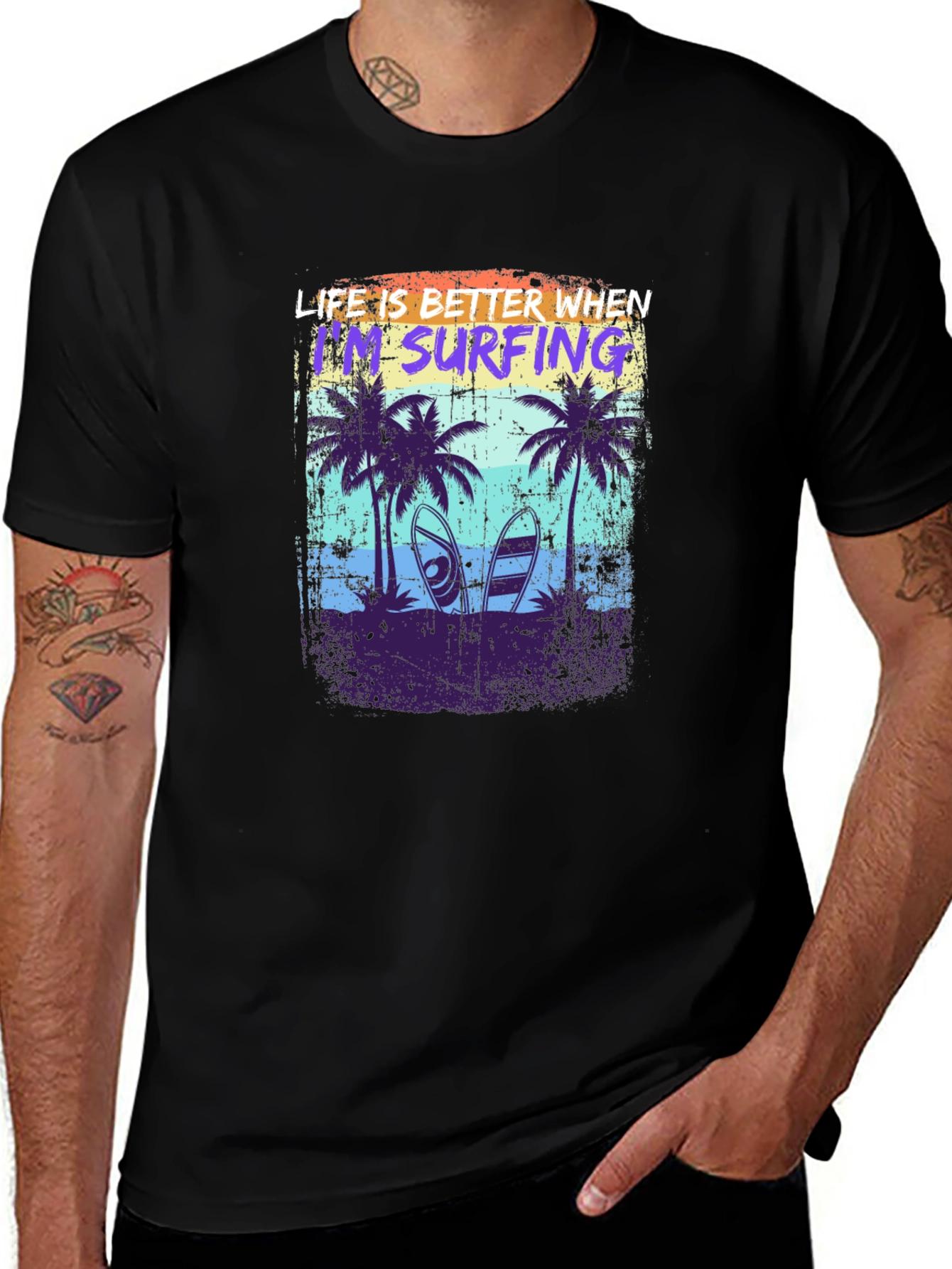 Life is Better Surfing Graphic T-Shirt