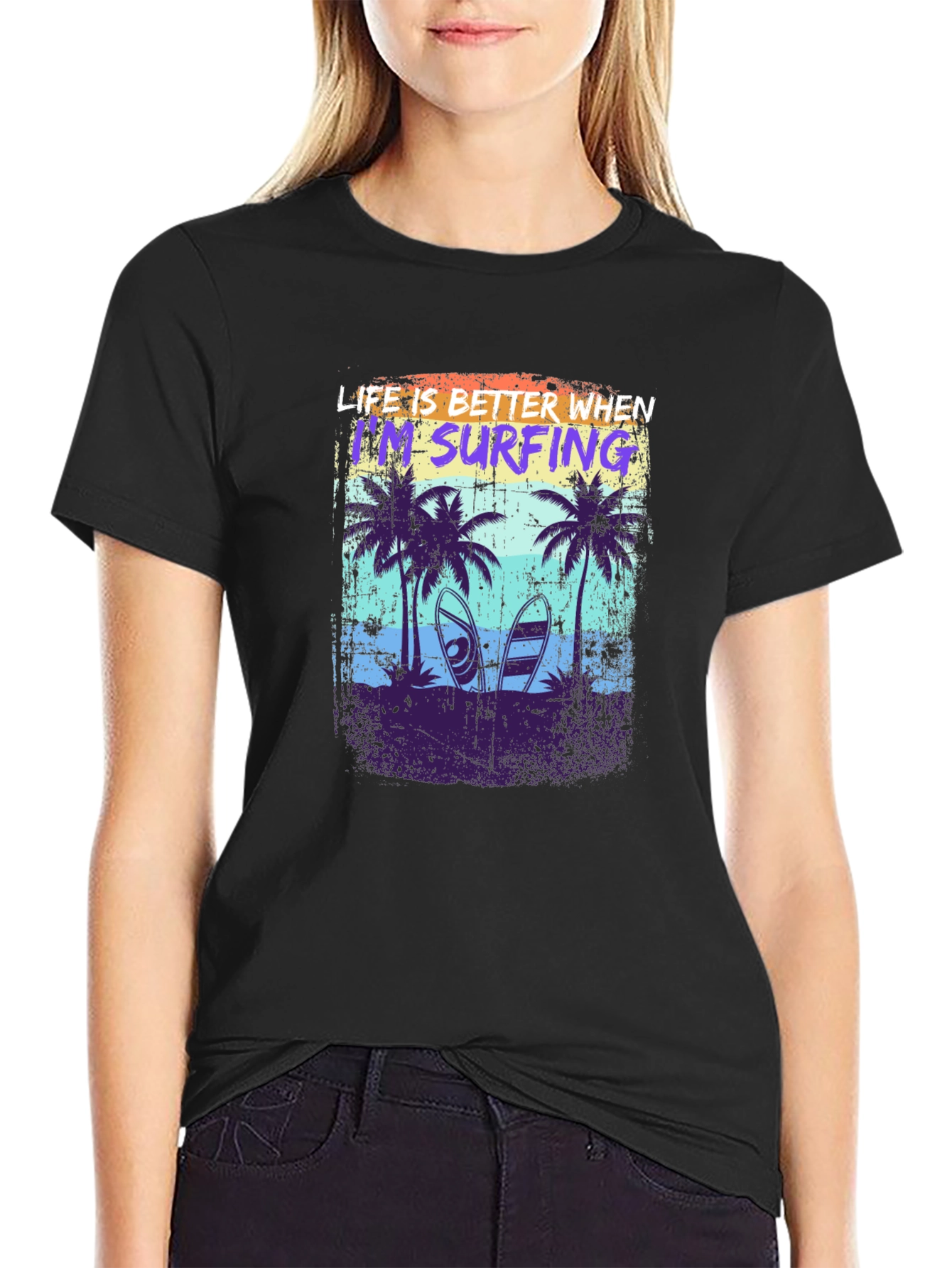 Life is Better Surfing Graphic T-Shirt
