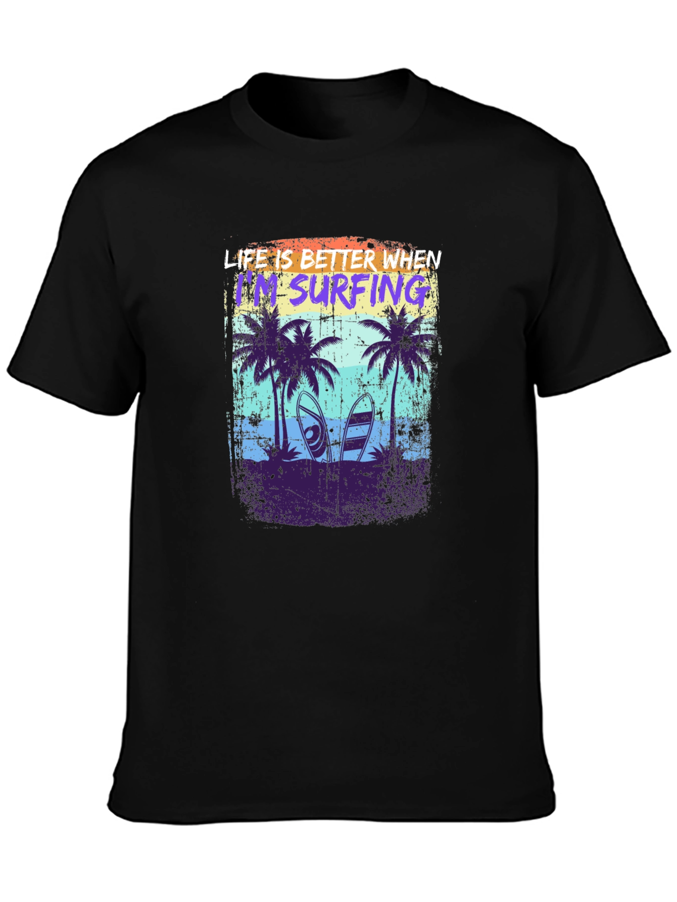 Life is Better Surfing Graphic T-Shirt
