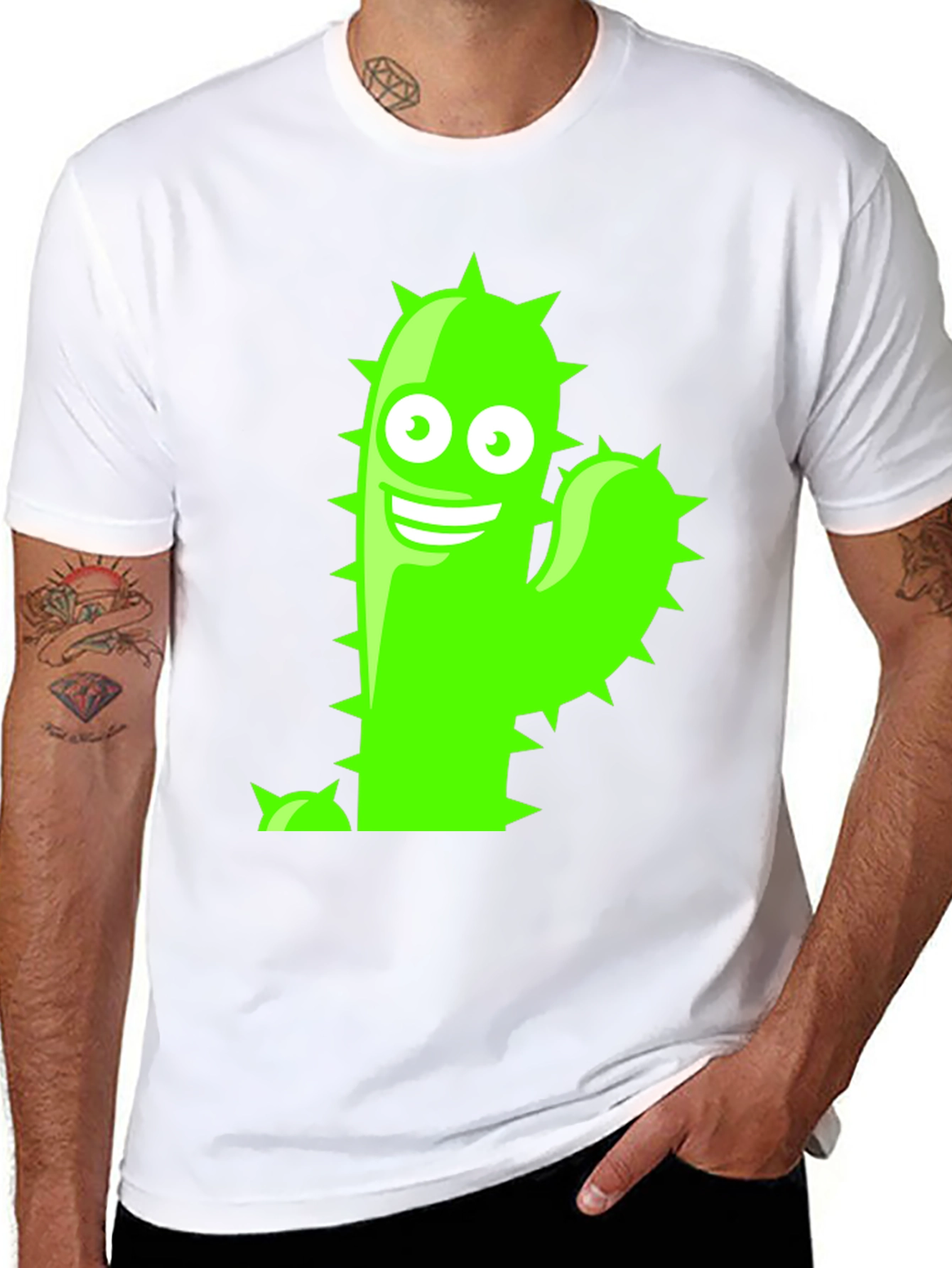 Funny Cactus Graphic T-Shirt - Soft Cotton Tee