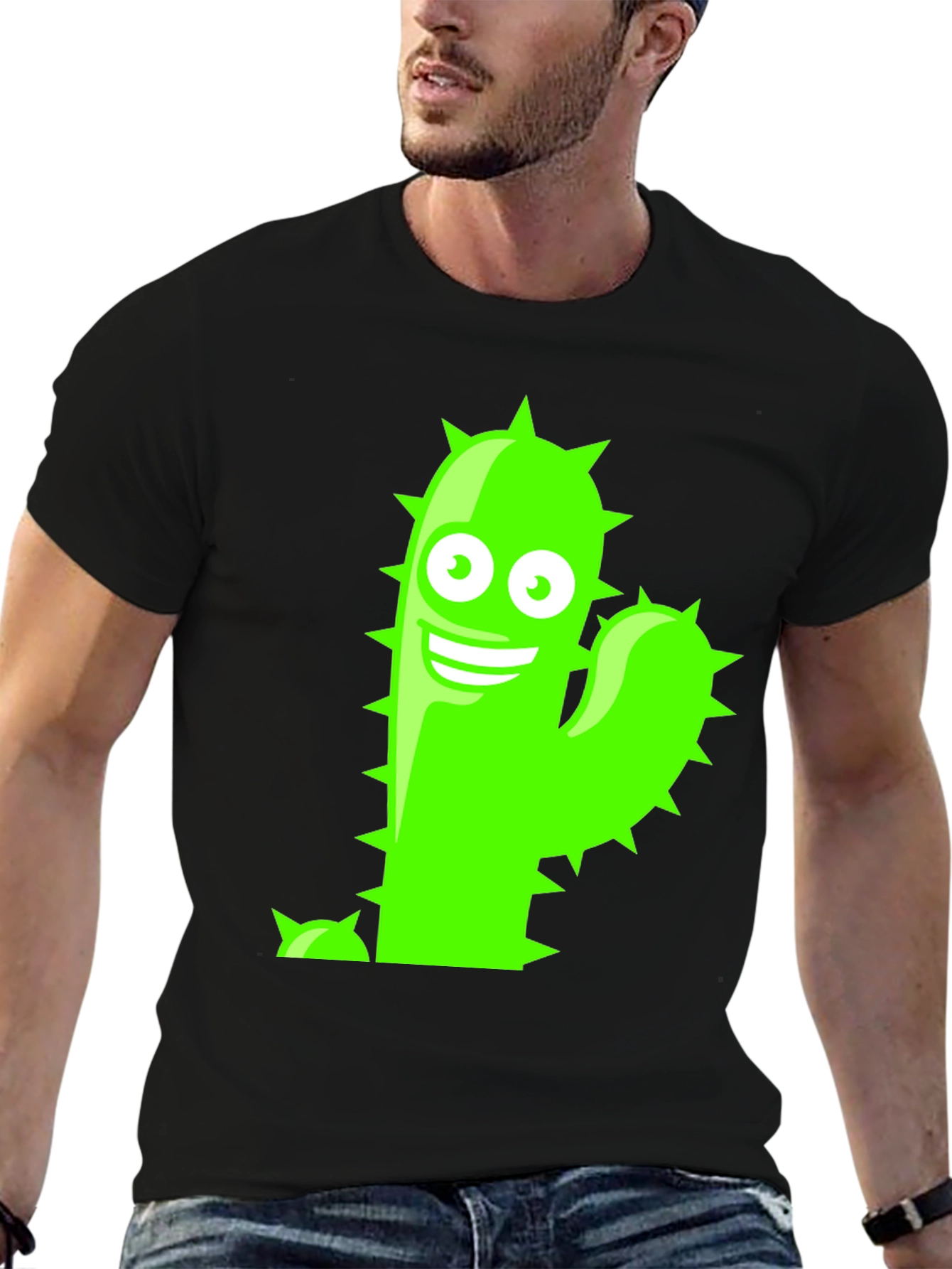 Funny Cactus Graphic T-Shirt - Soft Cotton Tee