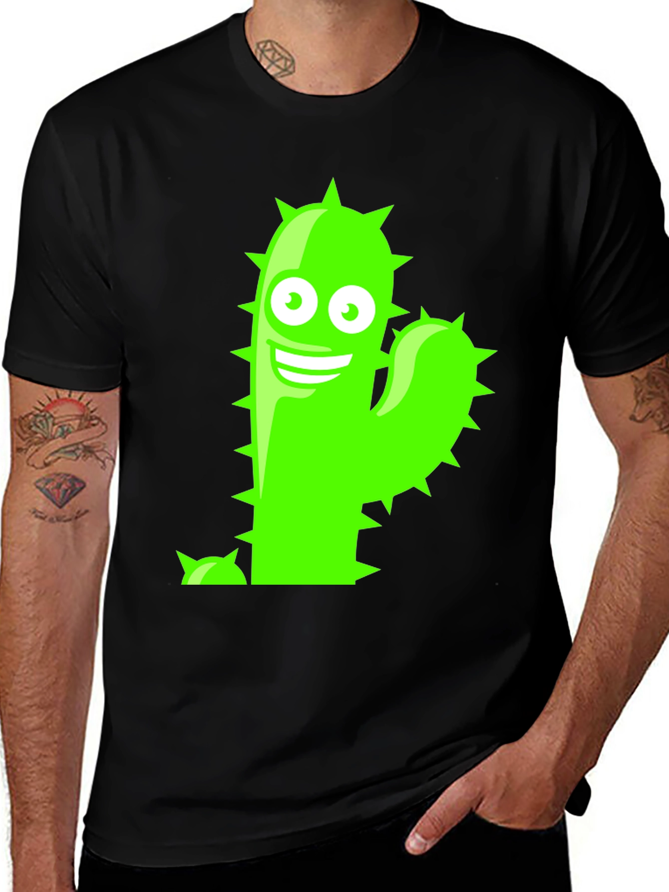 Funny Cactus Graphic T-Shirt - Soft Cotton Tee