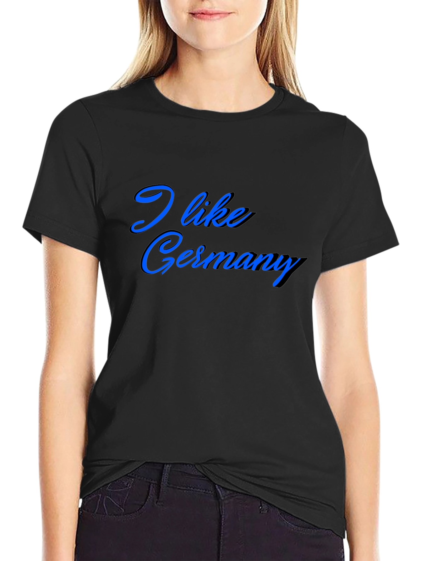 I Like Germany Black T-Shirt