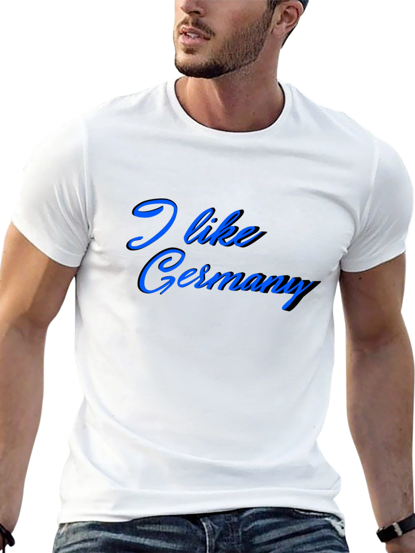 I Like Germany Black T-Shirt