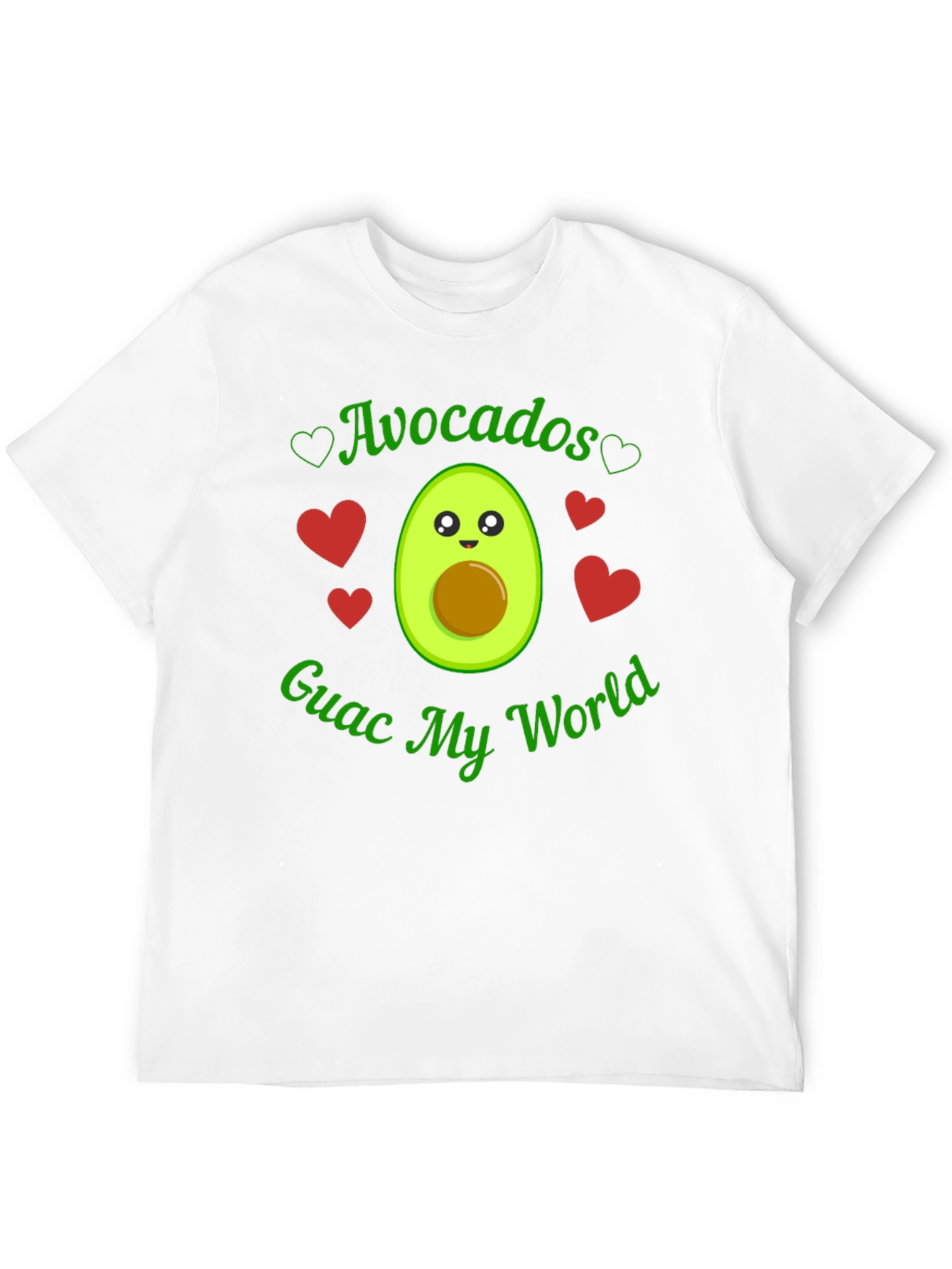 Avocados Guac My World Black T-Shirt