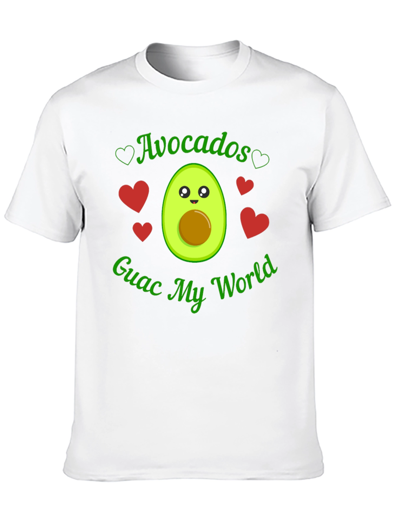 Avocados Guac My World Black T-Shirt