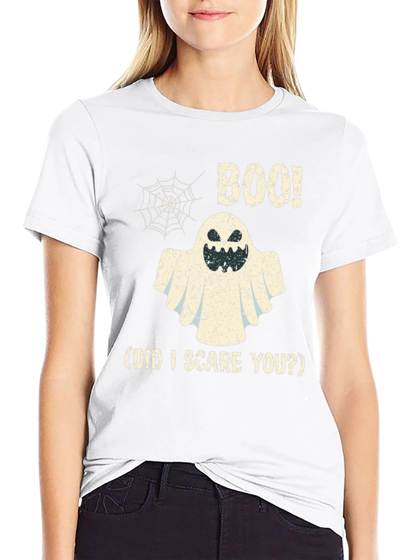 Boo! Halloween Ghost Graphic T-Shirt