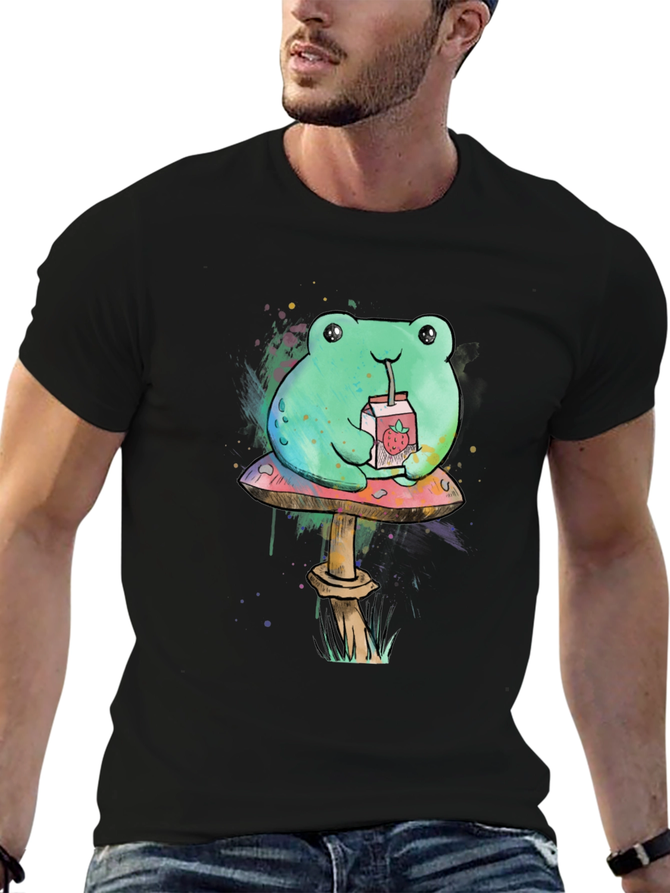 Frog on Mushroom T-Shirt