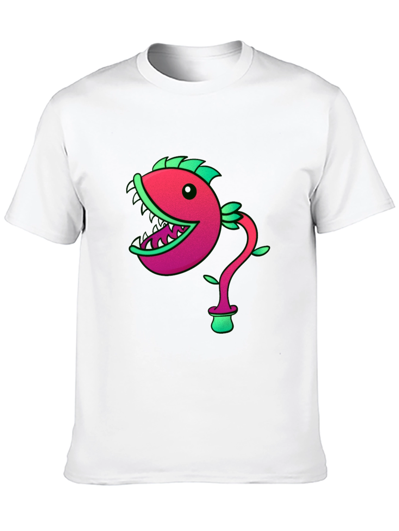 Fish Plant Graphic Print T-Shirt