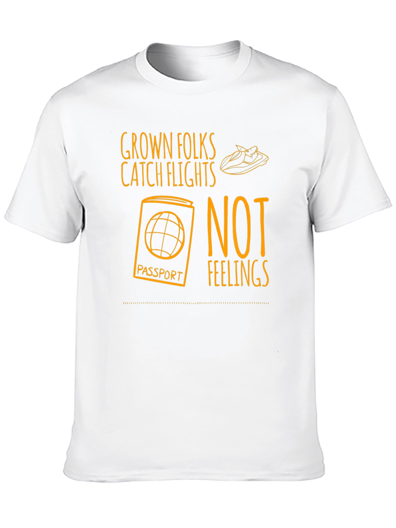 Grown Folks Catch Flights T-Shirt - Travel Tee