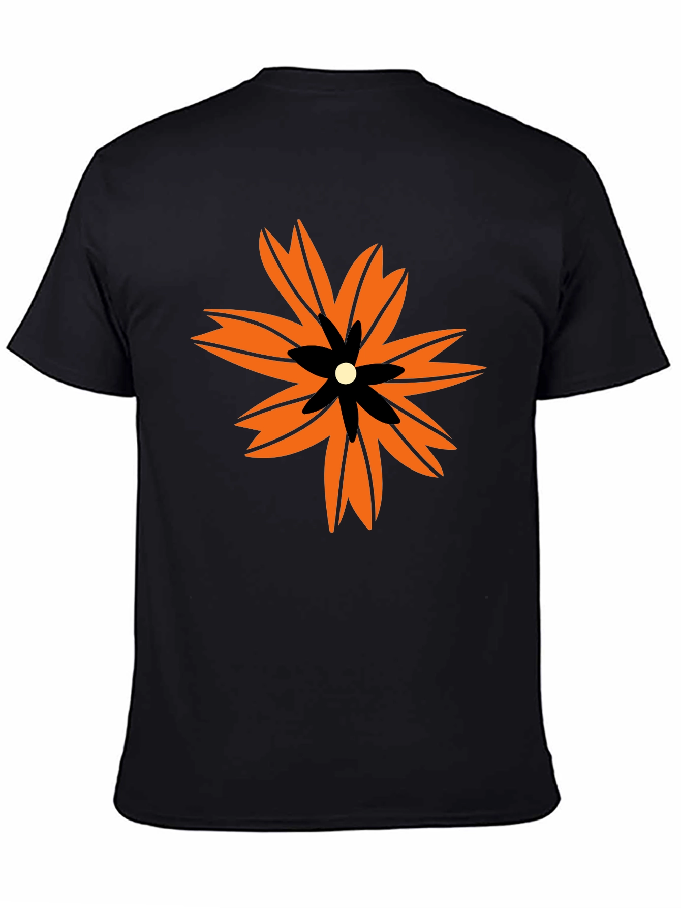 Bold Floral Graphic Print T-Shirt