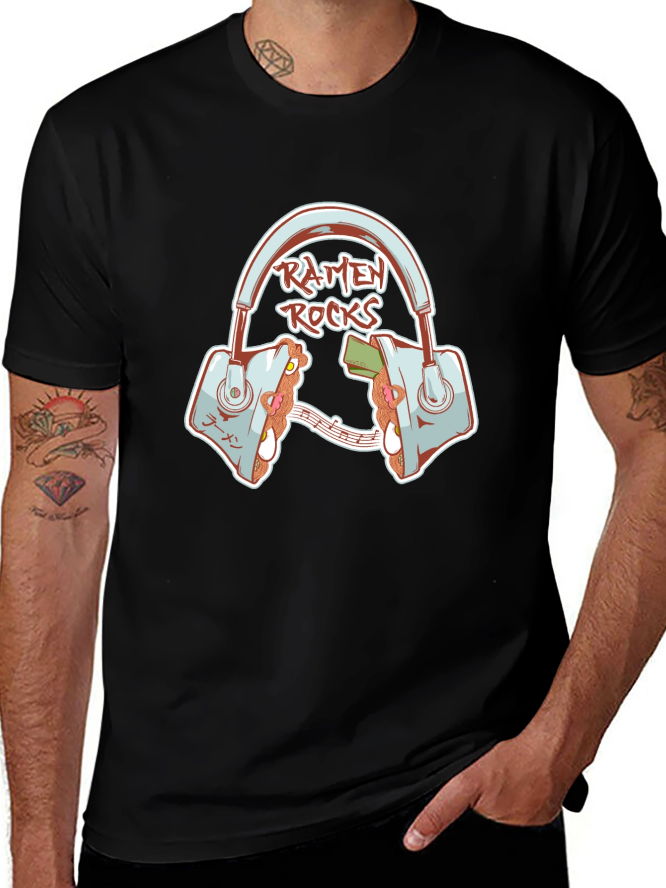 Ramen Rocks Graphic T-Shirt