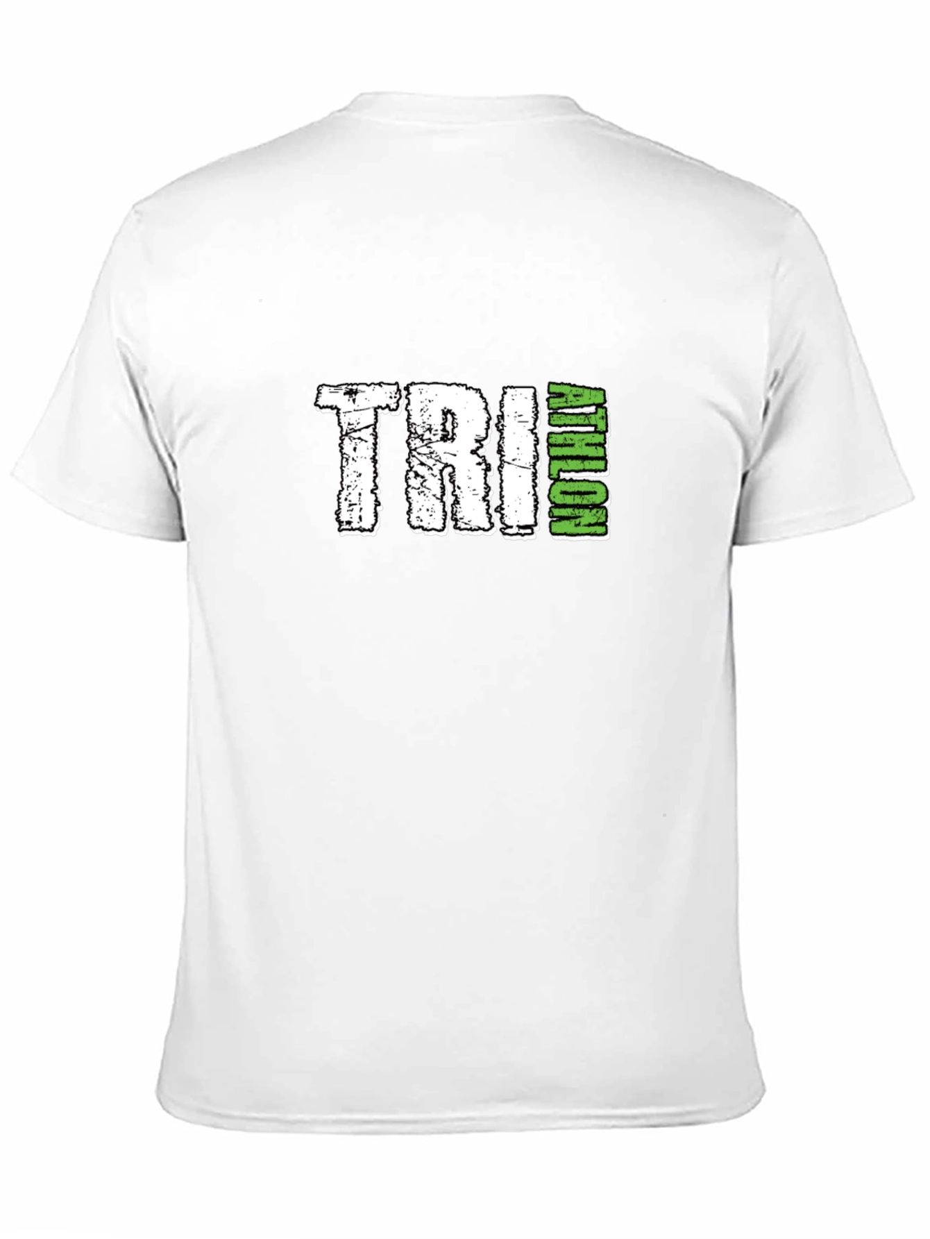 TRI-ATHLON Graphic T-Shirt - Black Cotton Blend