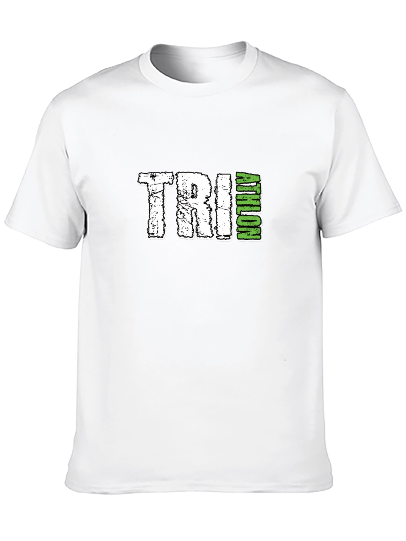 TRI-ATHLON Graphic T-Shirt - Black Cotton Blend