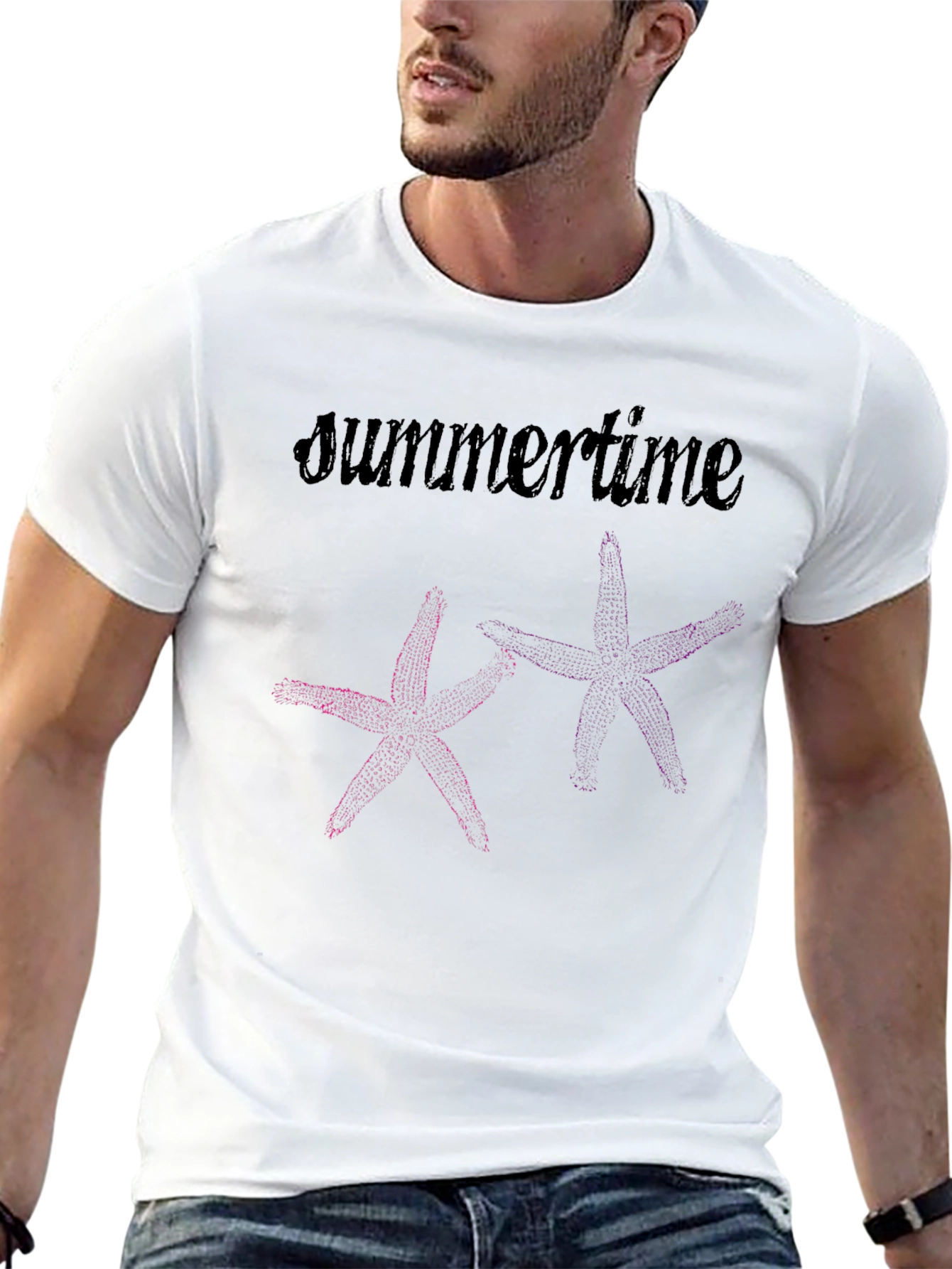 Summer Vibes Tee - Starfish Design