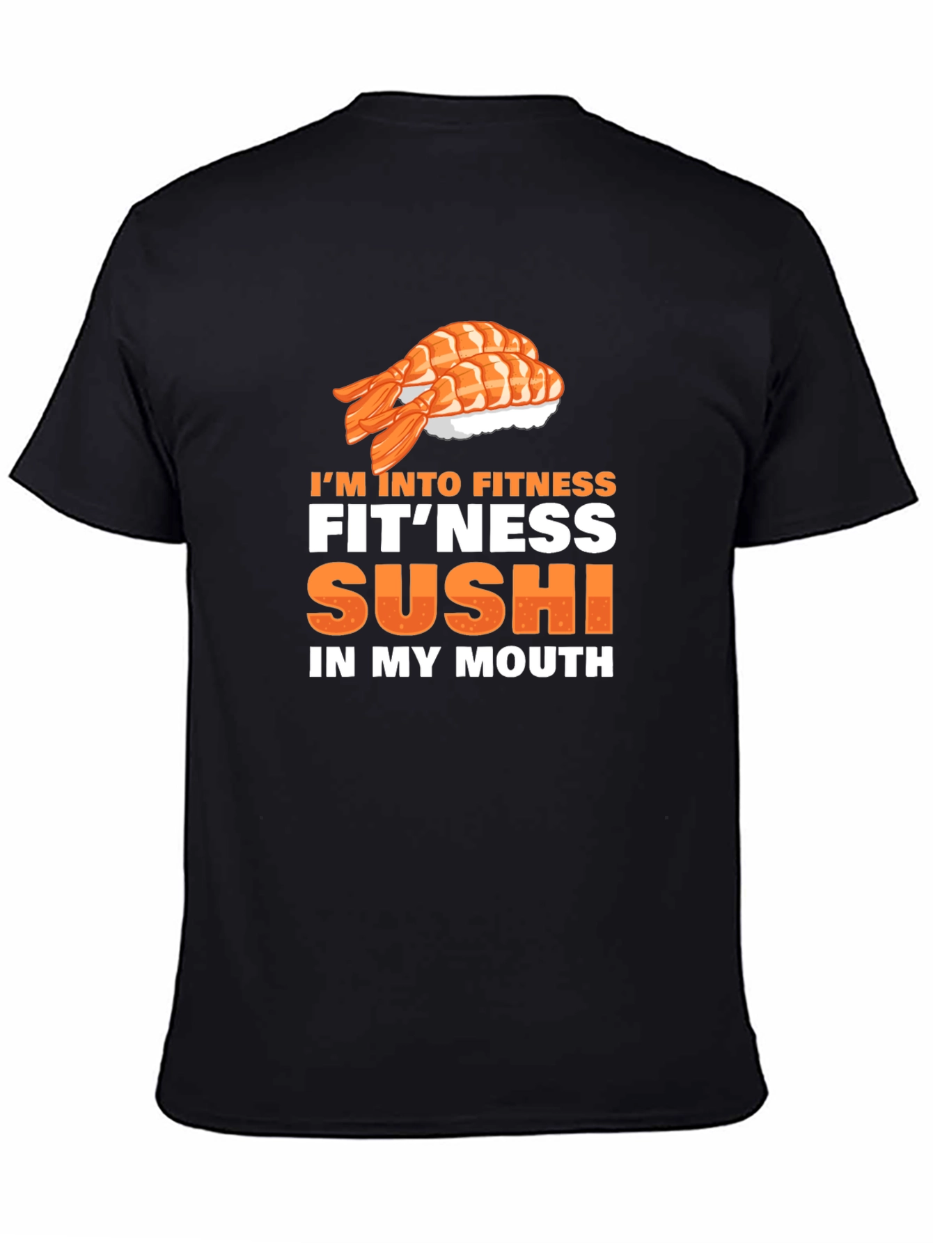 Sushi Fitness Graphic Tee - Black