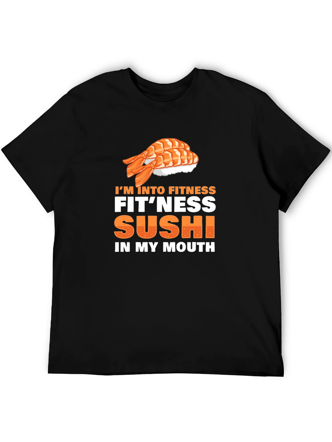 Sushi Fitness Graphic Tee - Black