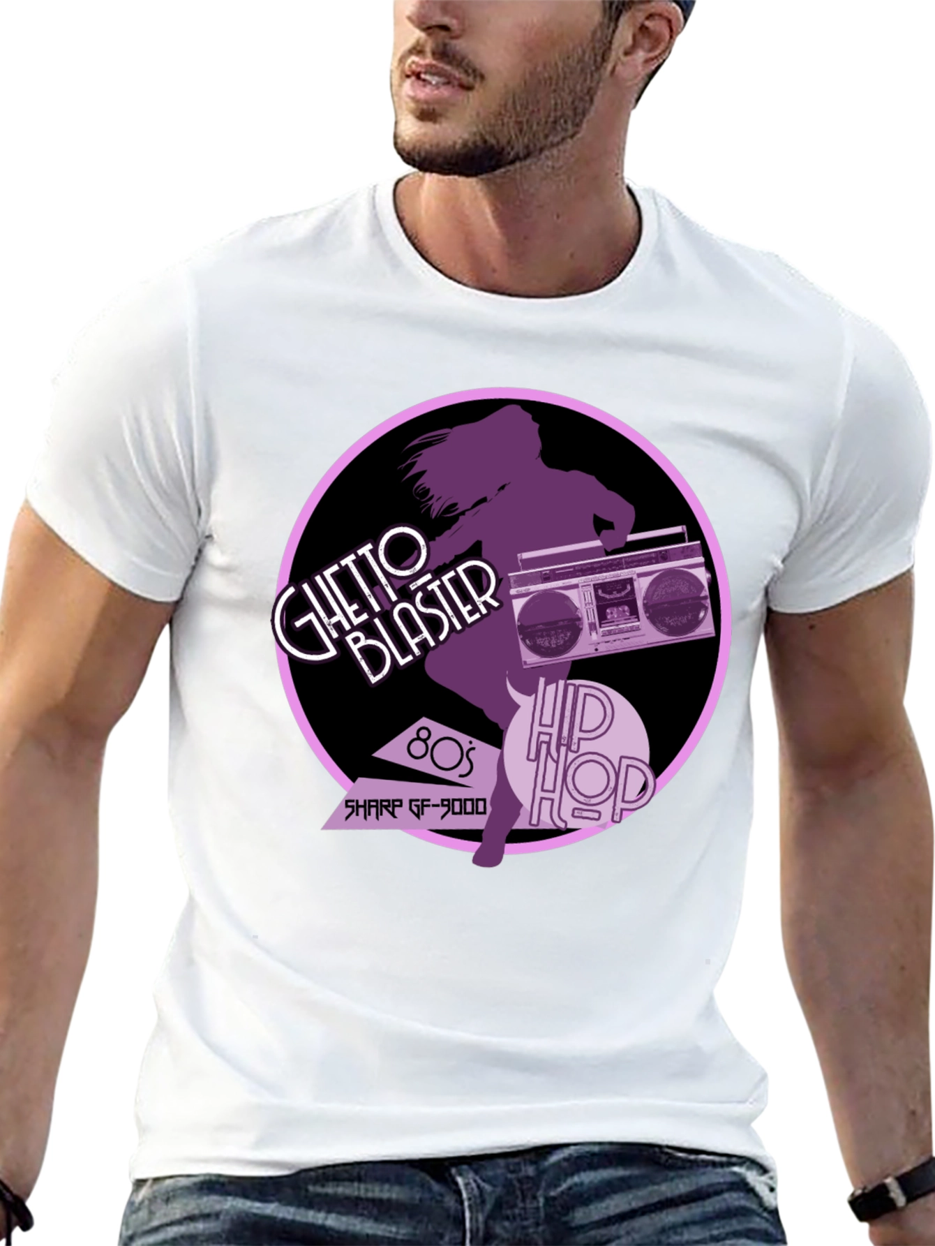 Ghetto Blaster 80s Hip Hop T-Shirt